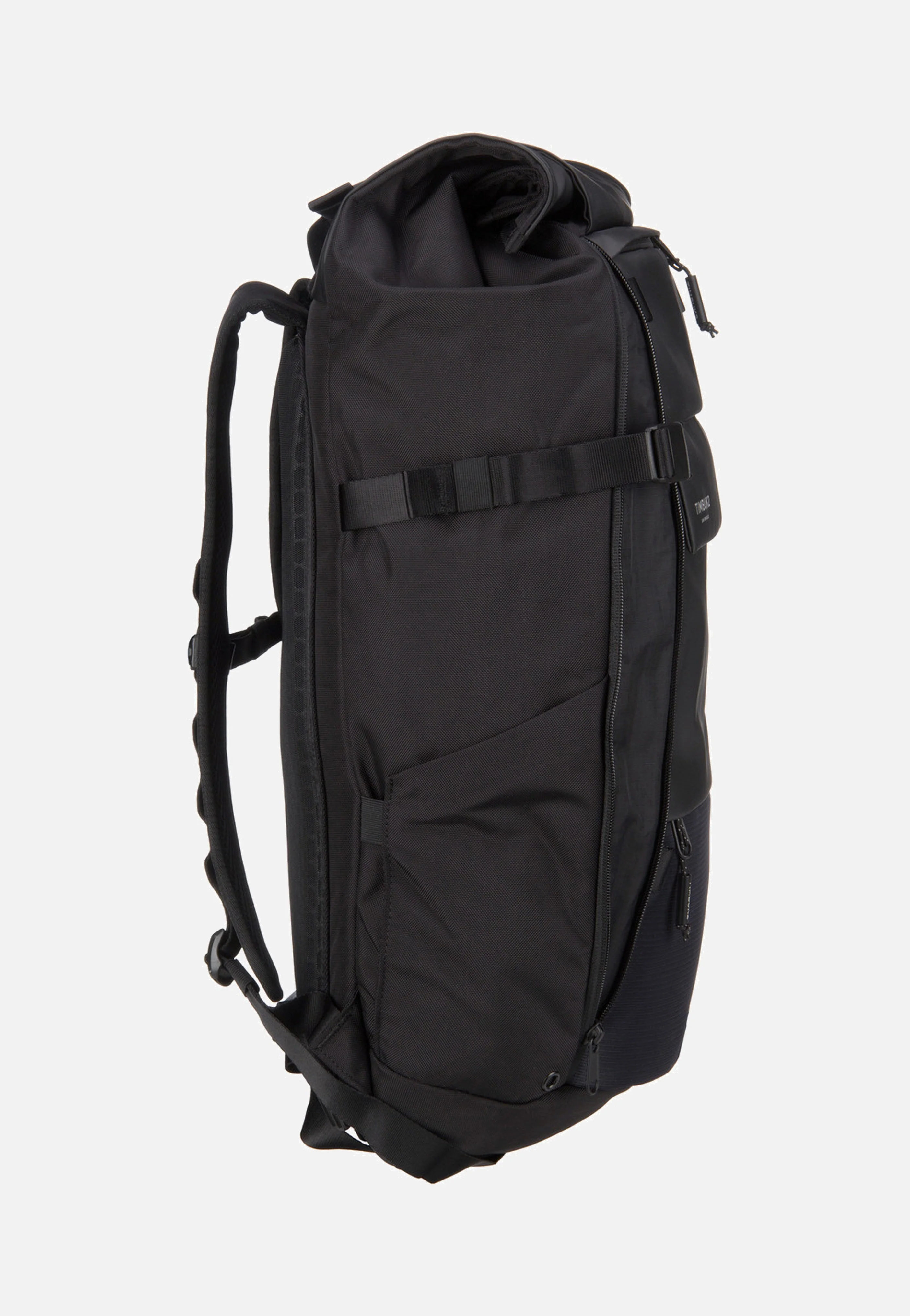 Clark Pack Jet Black - Rolltop Rucksack - Image 8