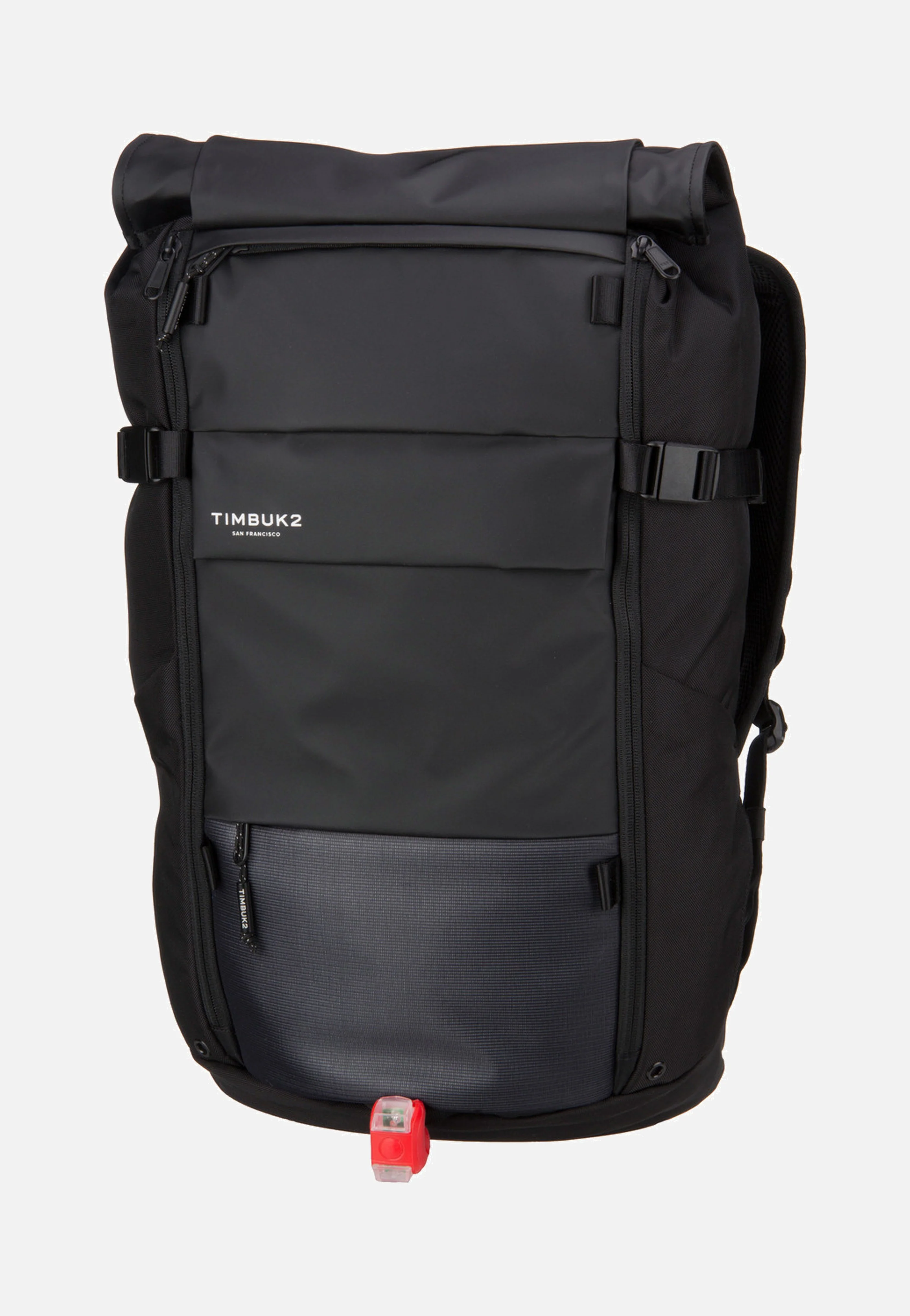 Clark Pack Jet Black - Rolltop Rucksack - Image 9