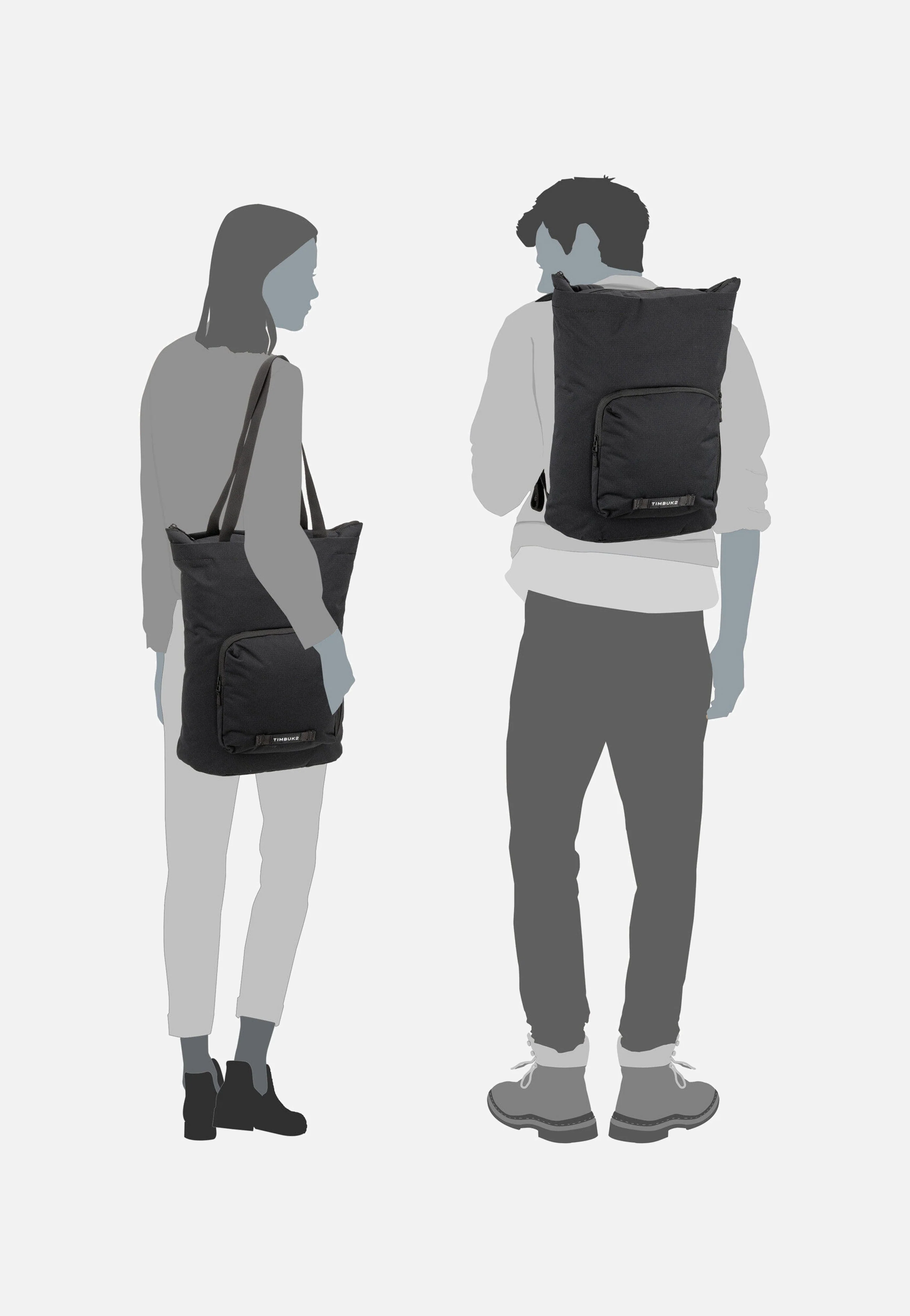 Flight 1076 Convertible BP Jet Black - Rucksack - Image 8