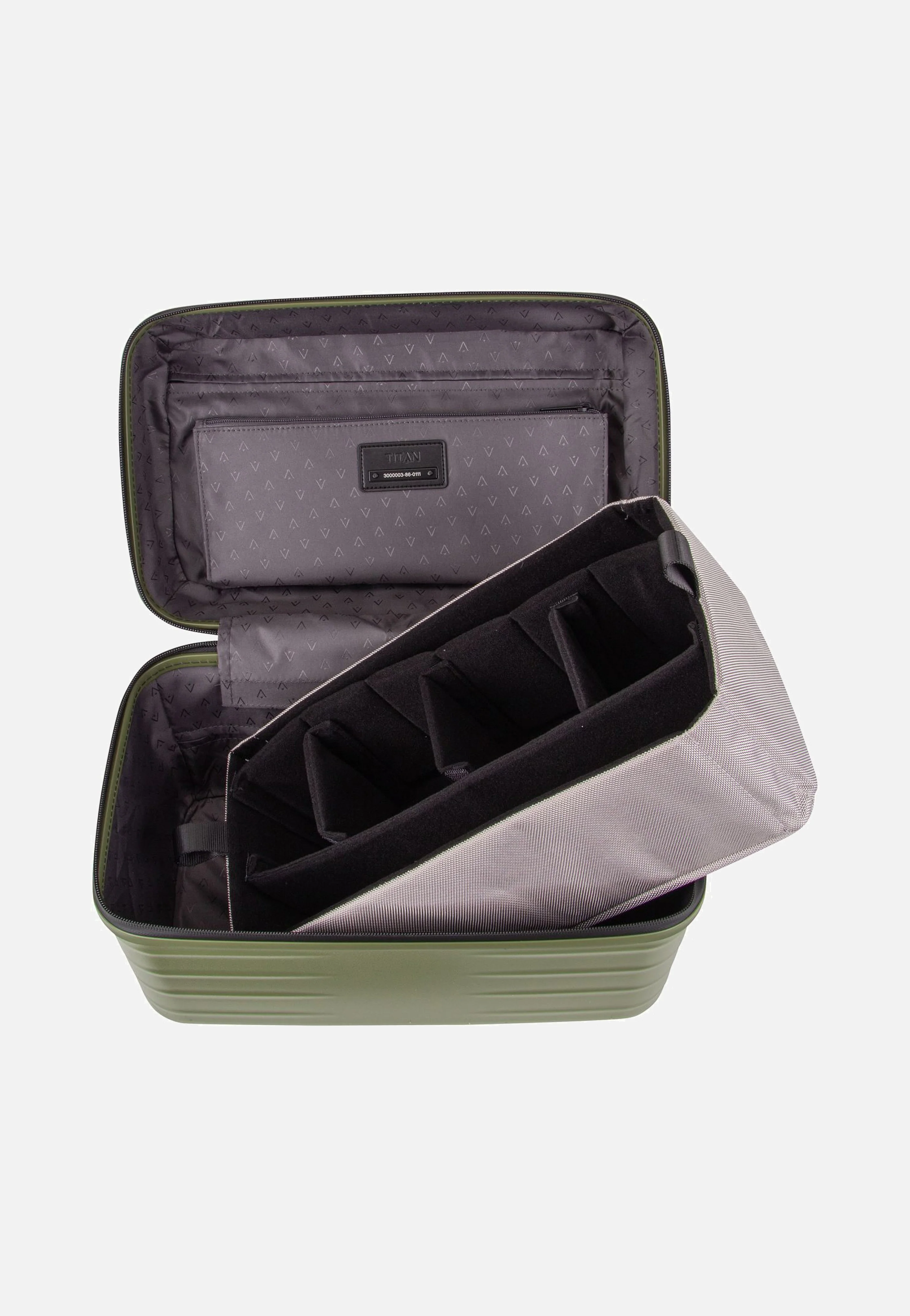 UPGRADE Beautycase Forest Green - Kosmetikkoffer - Image 3