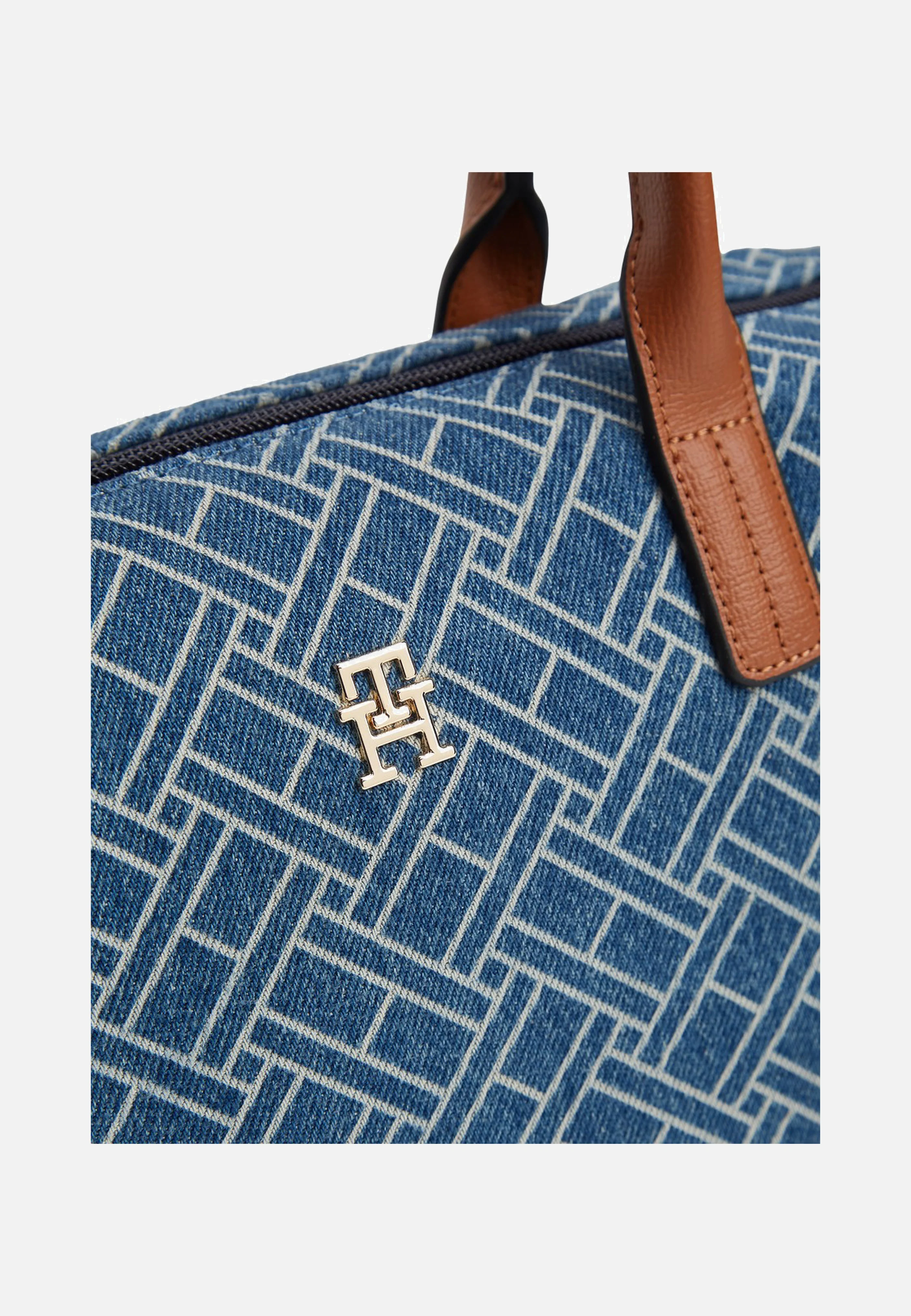 Popette Mini Tote Denim Flag Blue Denim - Tote Bag - Image 3