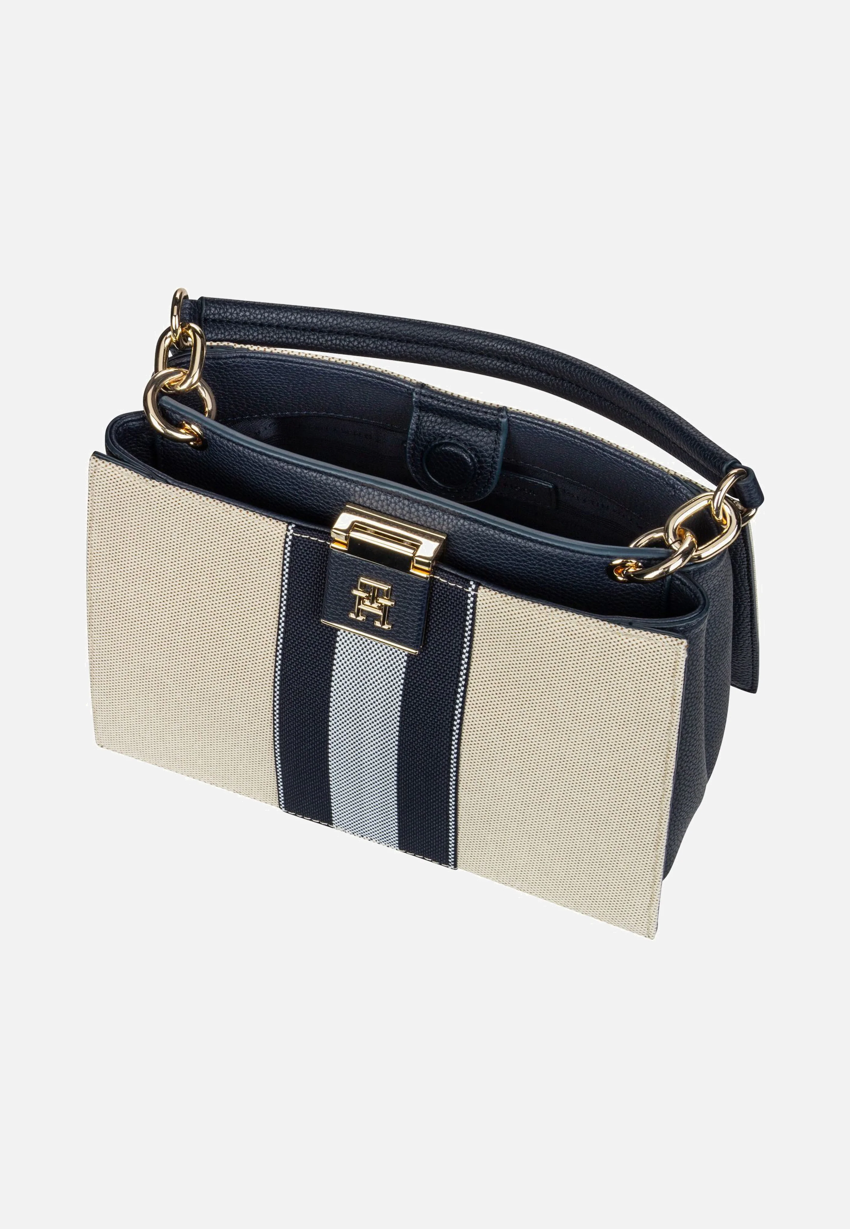TH Her Mini Stripes 17435 SP25 Space Blue Canvas Mix - Henkeltasche - Image 4