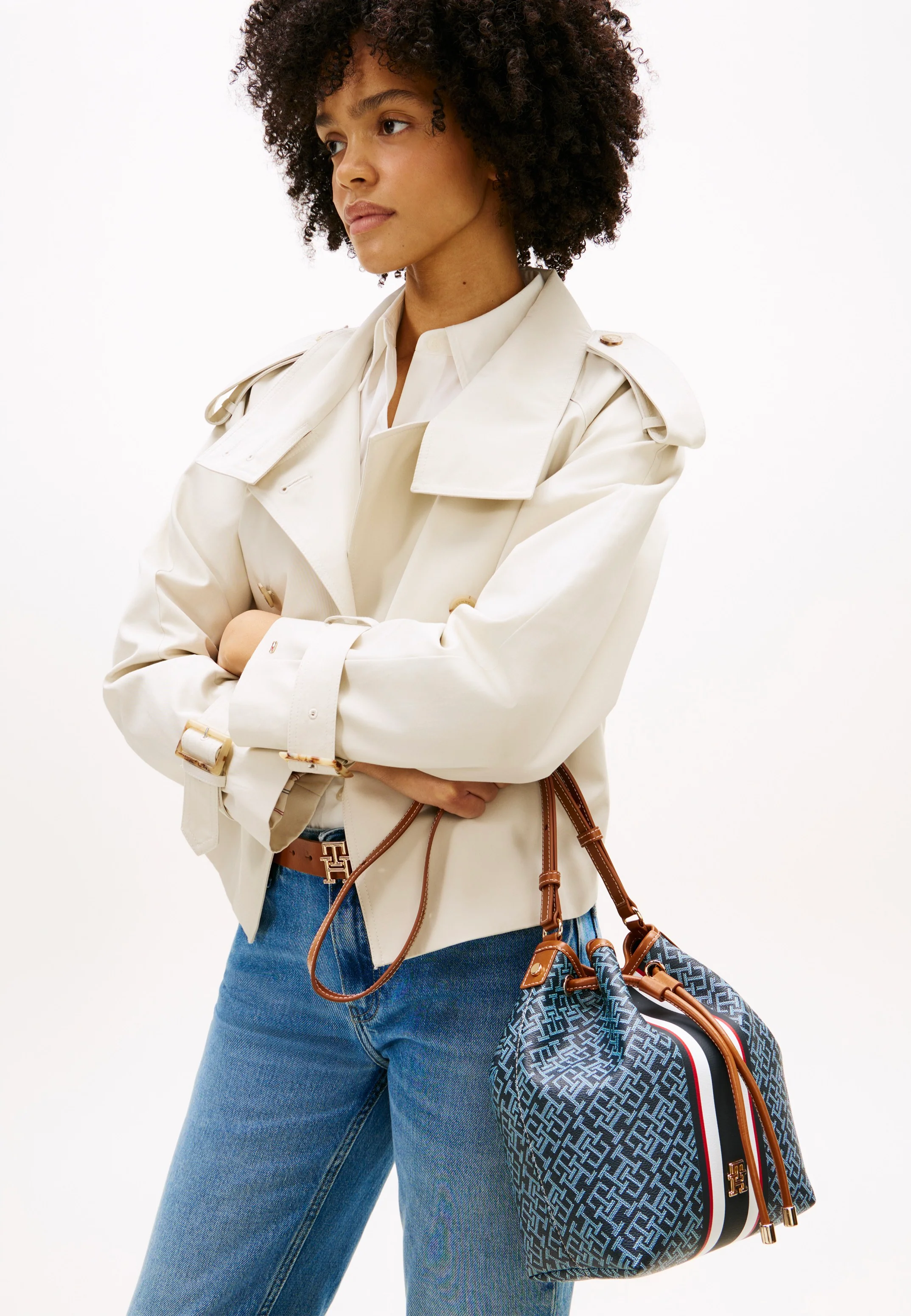 TH Monoplay Bucket Stripe Le Blue Mix - Bucket Bag - Image 5
