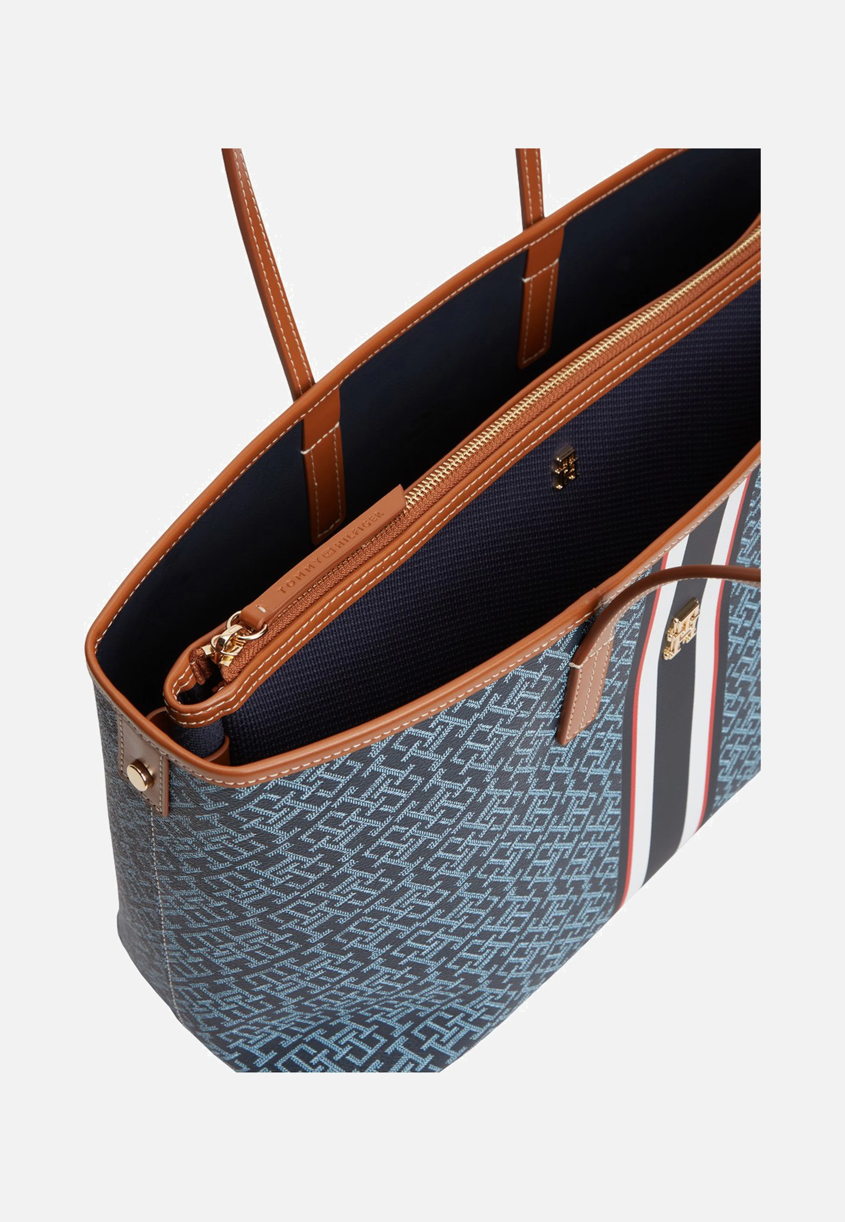 TH Monoplay Tote Stripe Le Blue Mix - Shopper - Image 3
