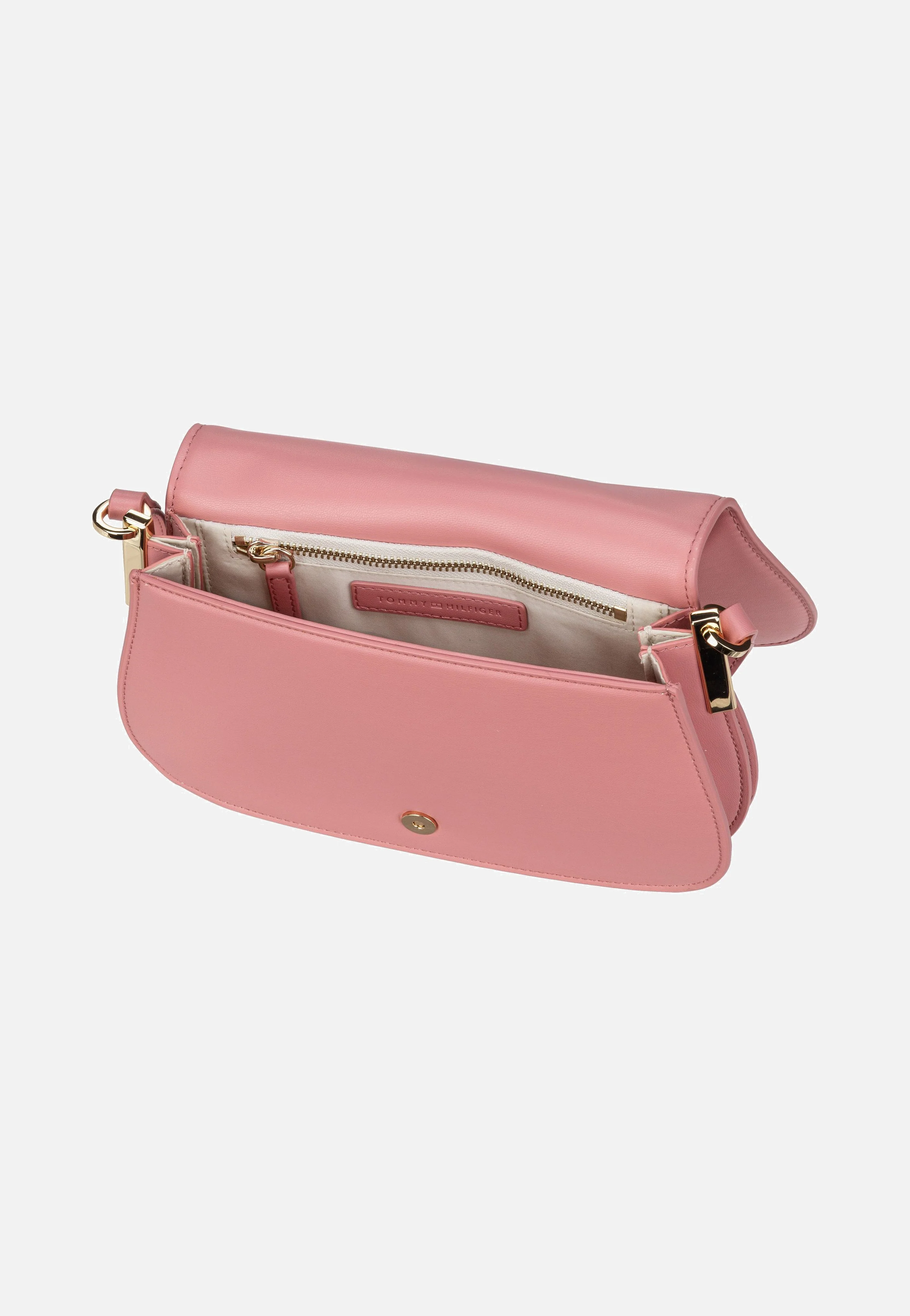 TH Spring Chic Flap Cross SP24 Teaberry Blossom - Saddle Bag - Image 3