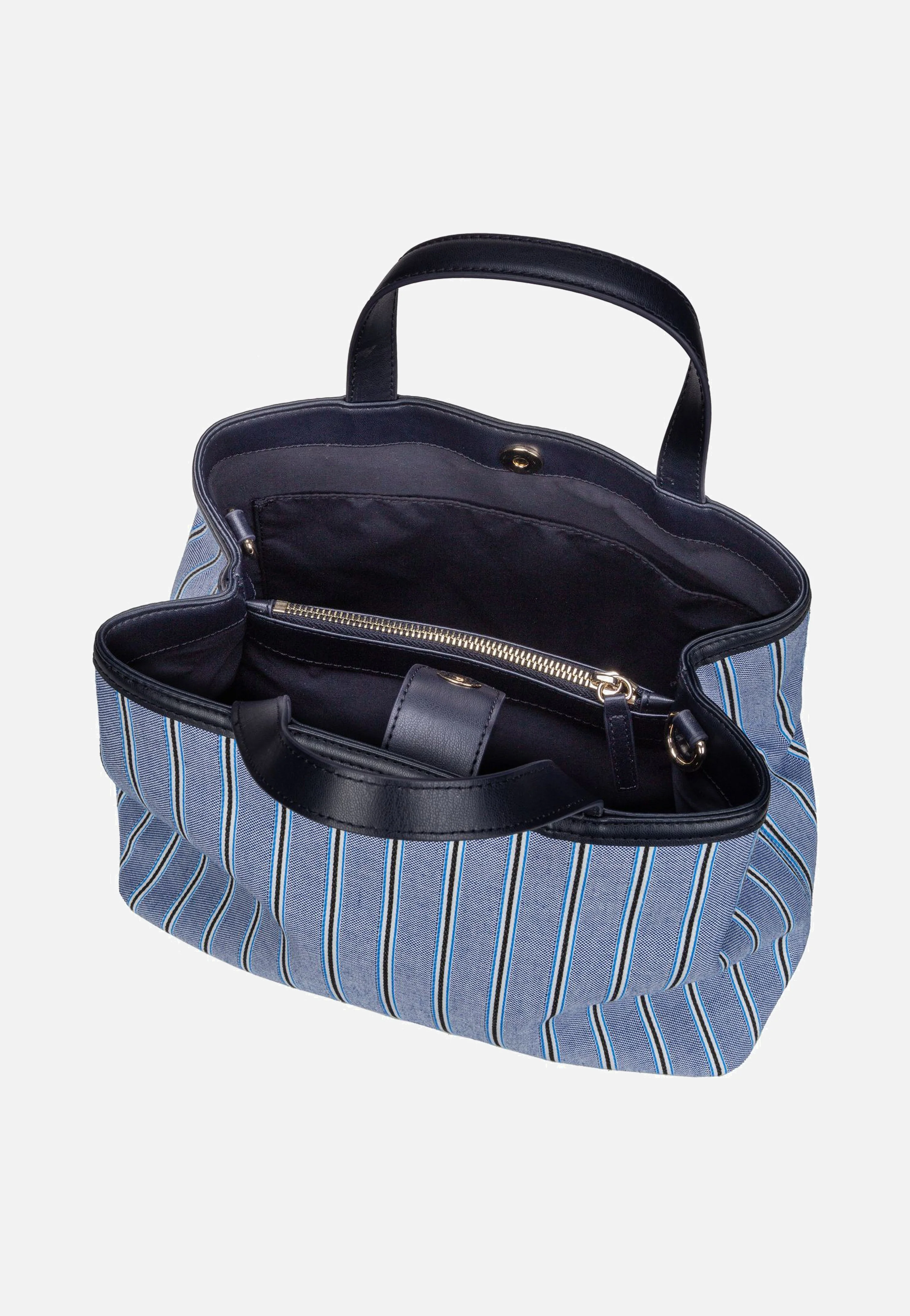 TH Spring Chic Stripes SP24 Space Blue Stripes - Tote Bag - Image 3