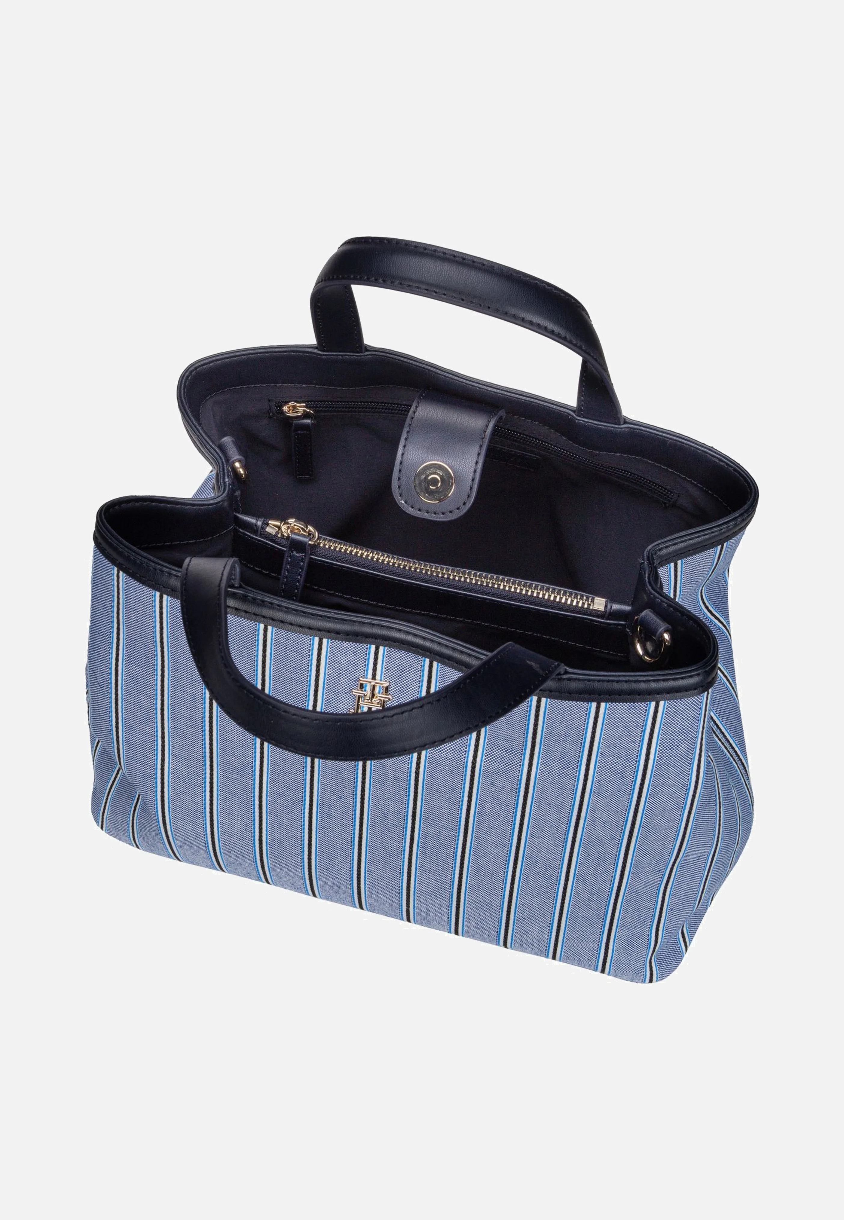 TH Spring Chic Stripes SP24 Space Blue Stripes - Tote Bag - Image 4