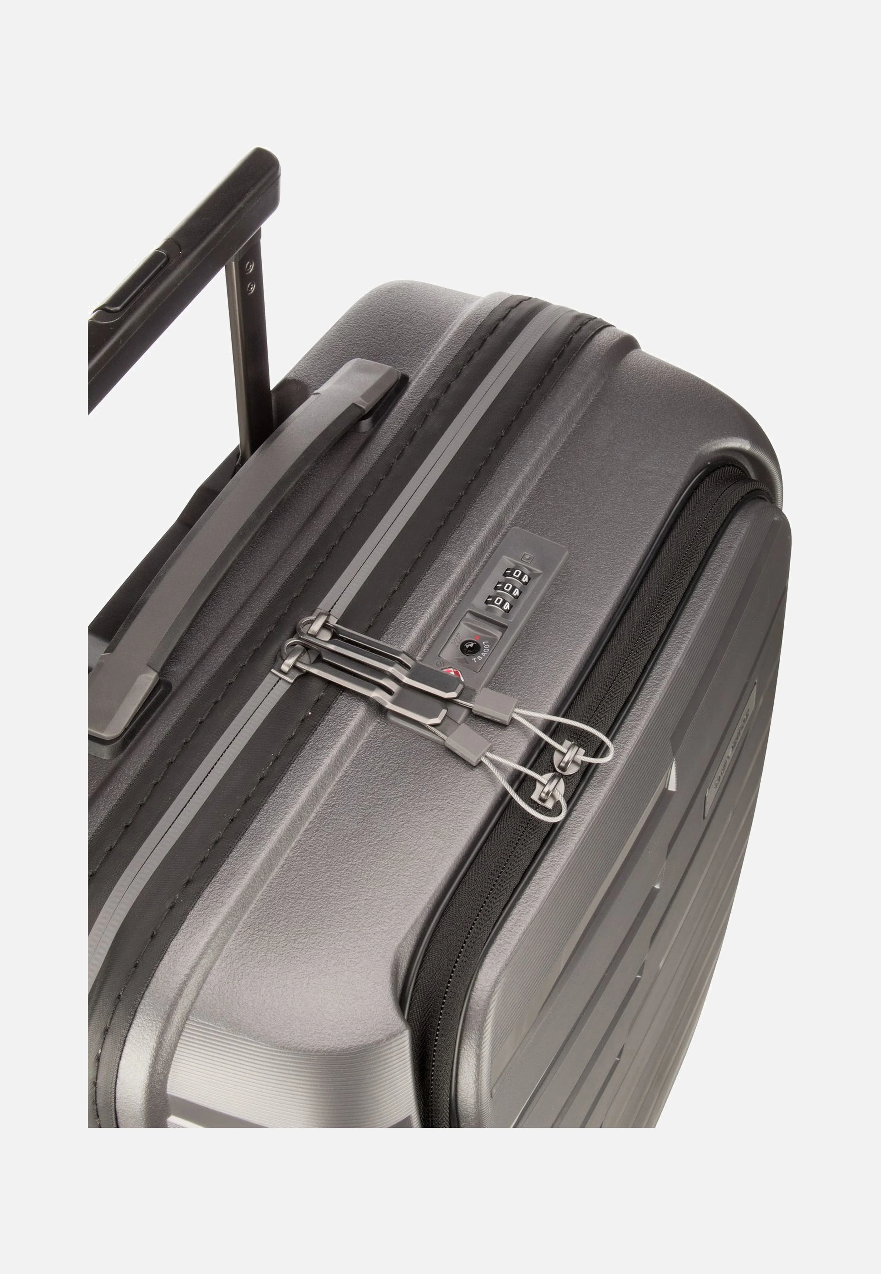 Air Base 4-Rad Trolley S Vortasche Anthrazit - Koffer - Image 6