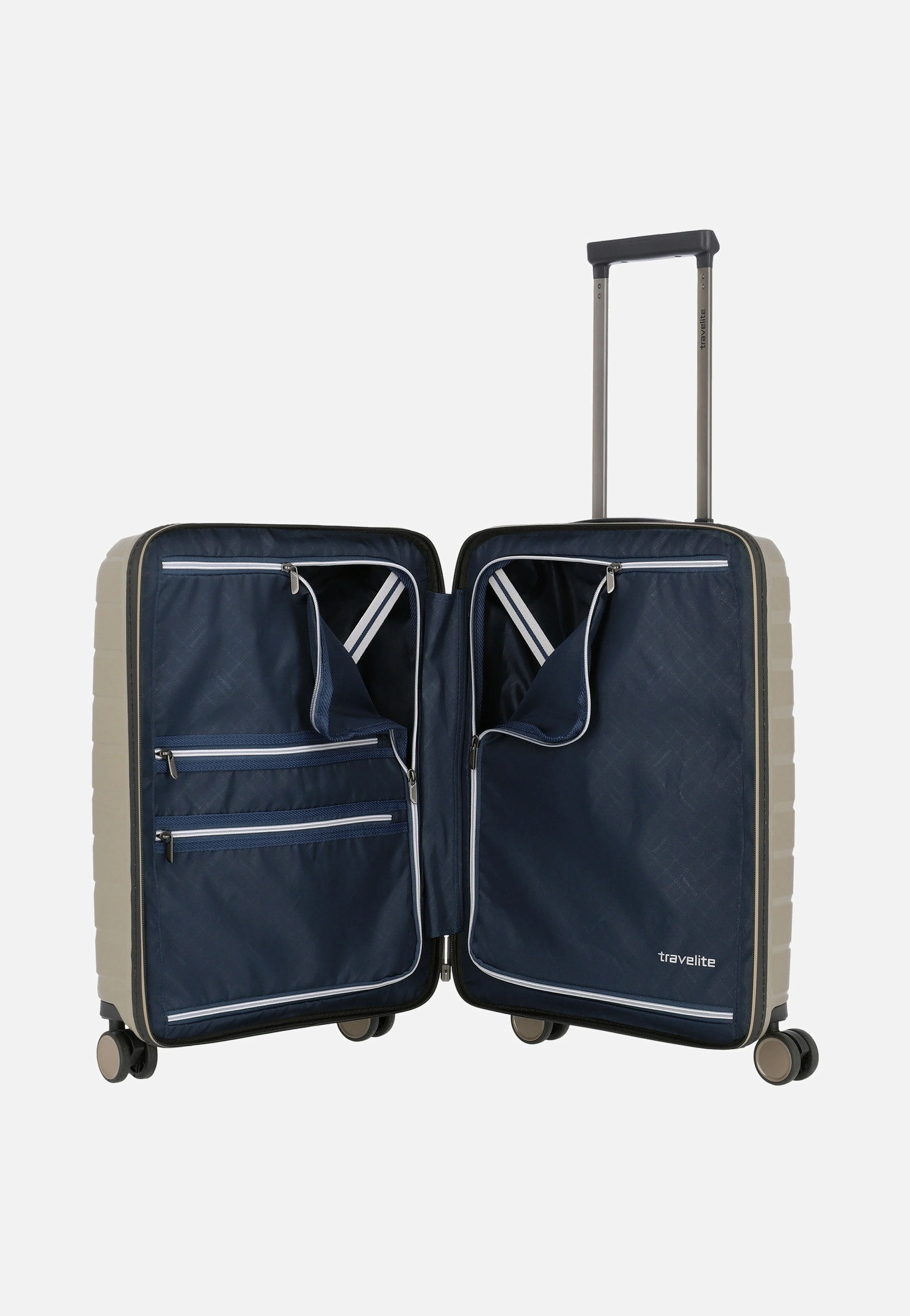 Air Base 4-Rad Trolley S Vortasche Champagner - Koffer - Image 3