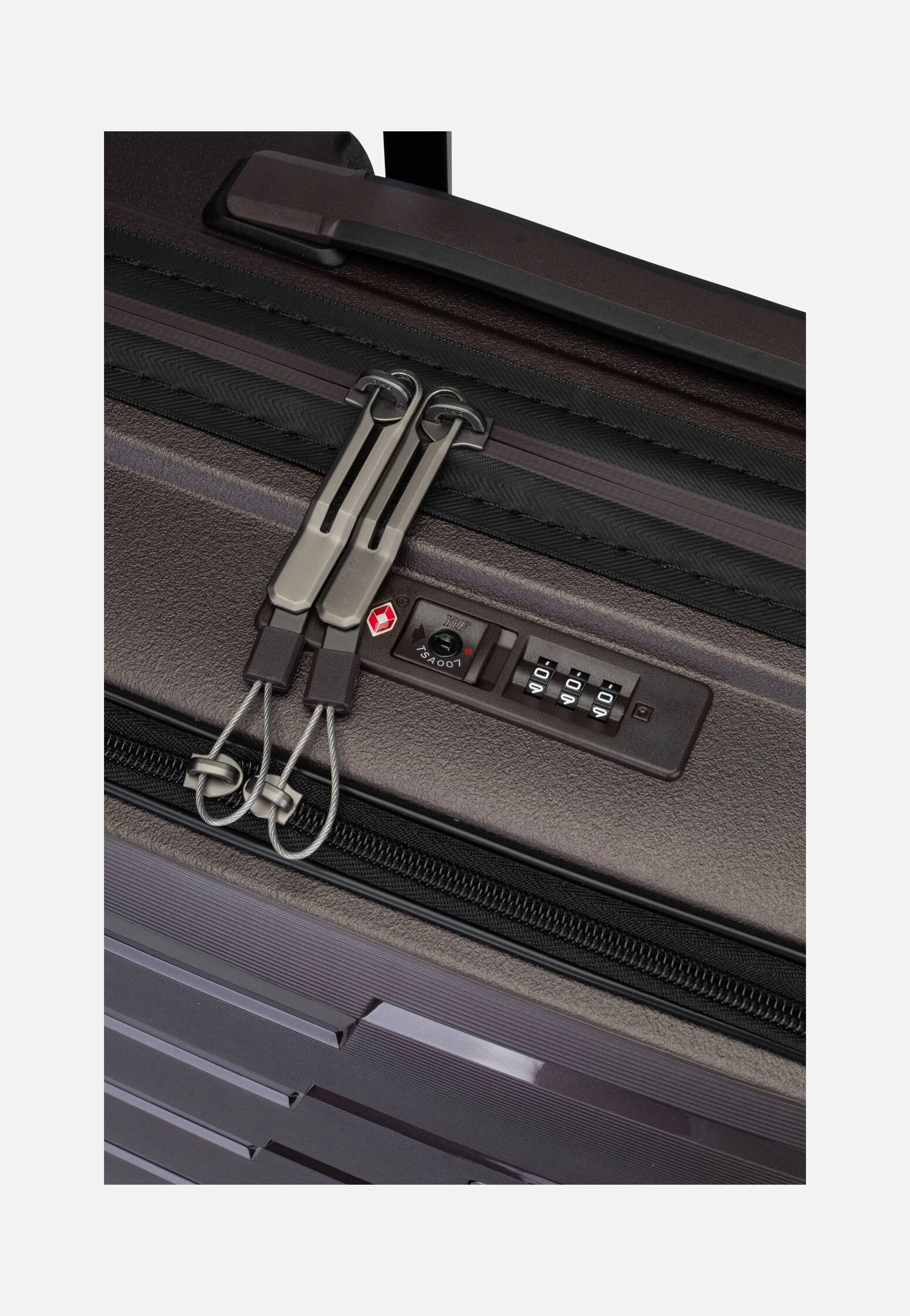 Air Base 4-Rad Trolley S Vortasche Coffee - Koffer - Image 8