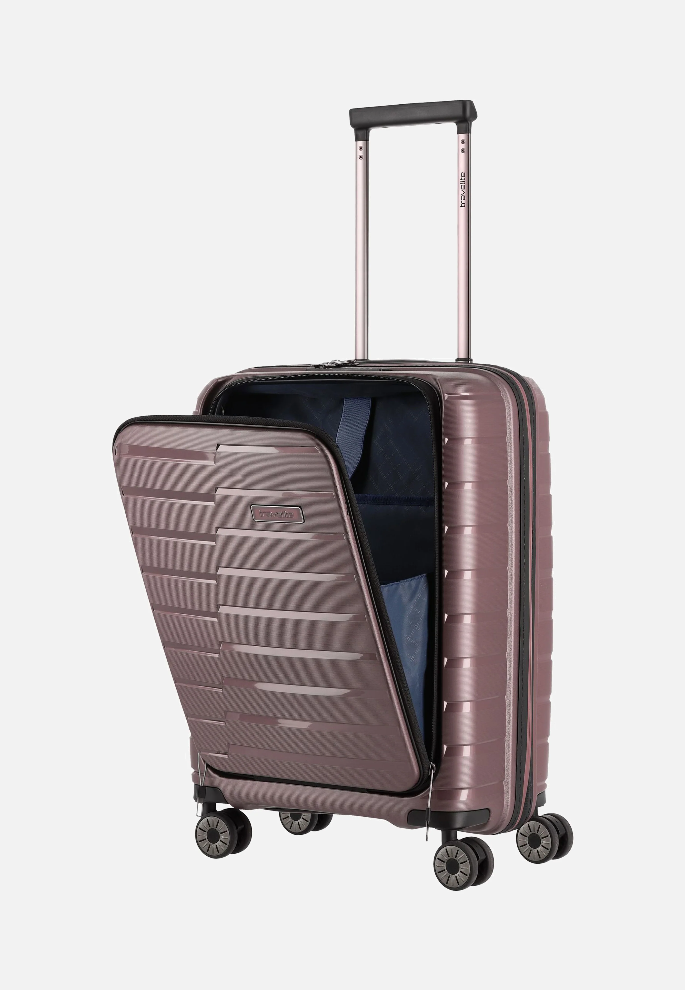 Air Base 4-Rad Trolley S Vortasche Flieder - Koffer - Image 3