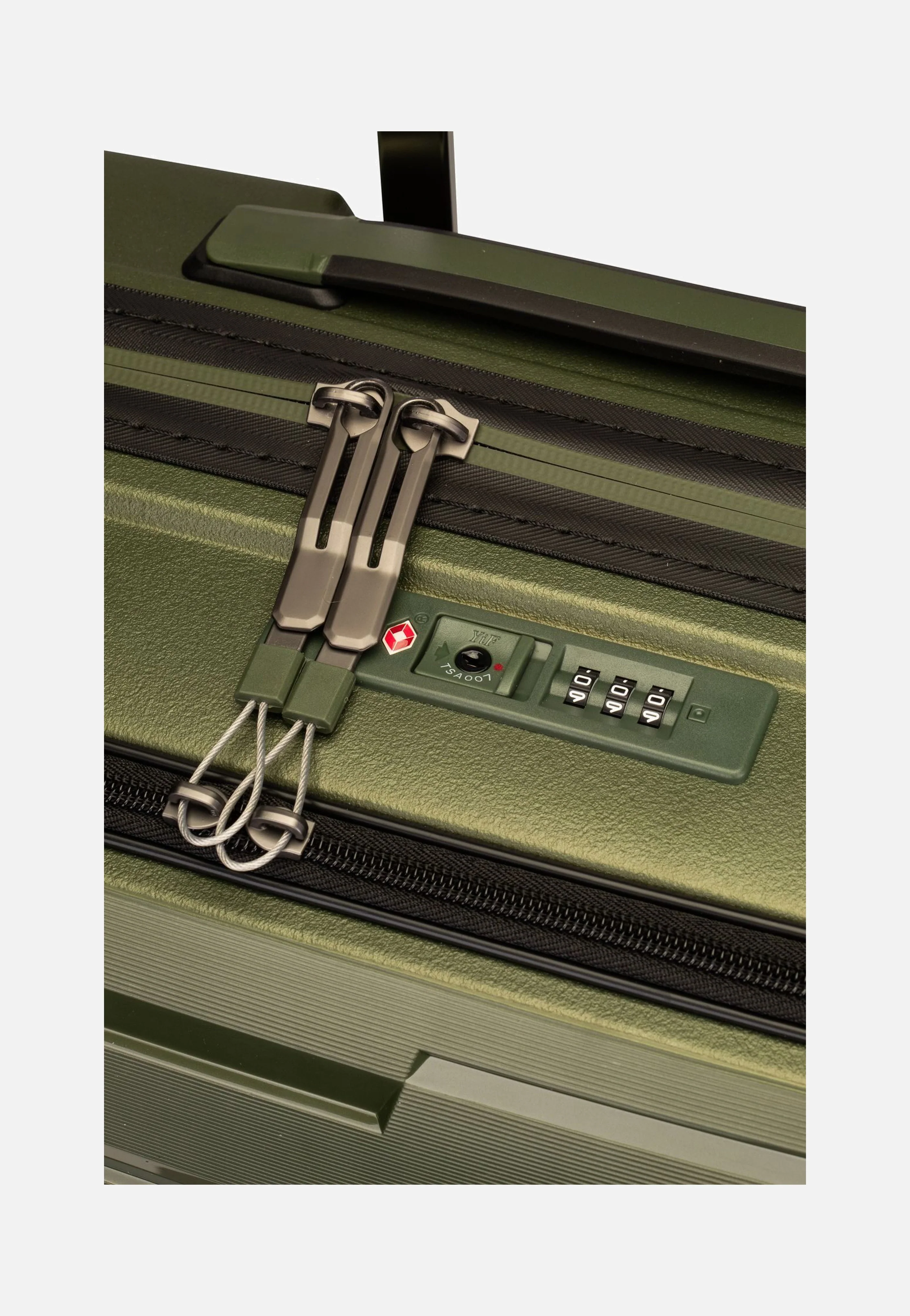 Air Base 4-Rad Trolley S Vortasche Olive - Koffer - Image 8