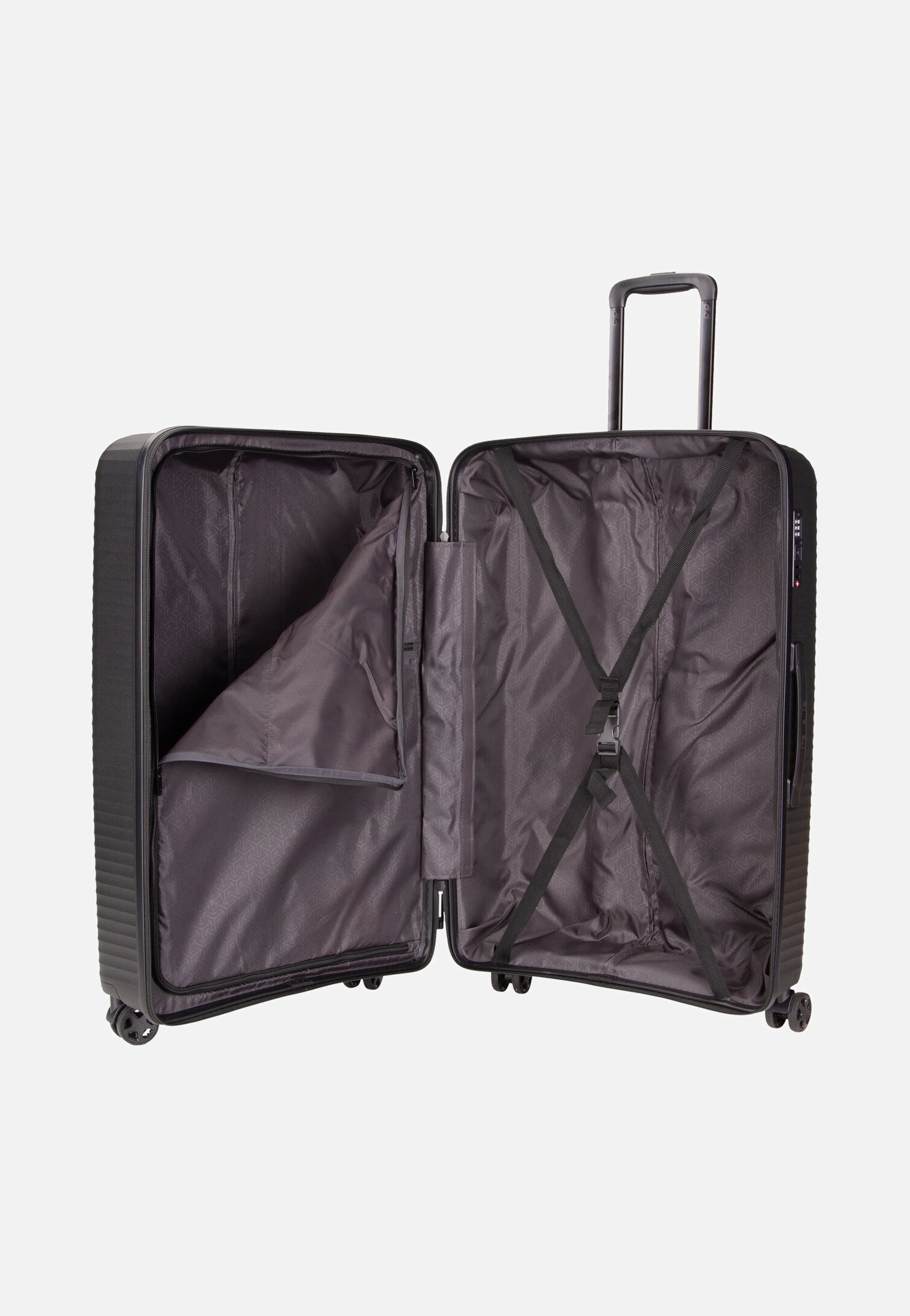Air Stripe Trolley 4w L Black - Koffer - Image 4