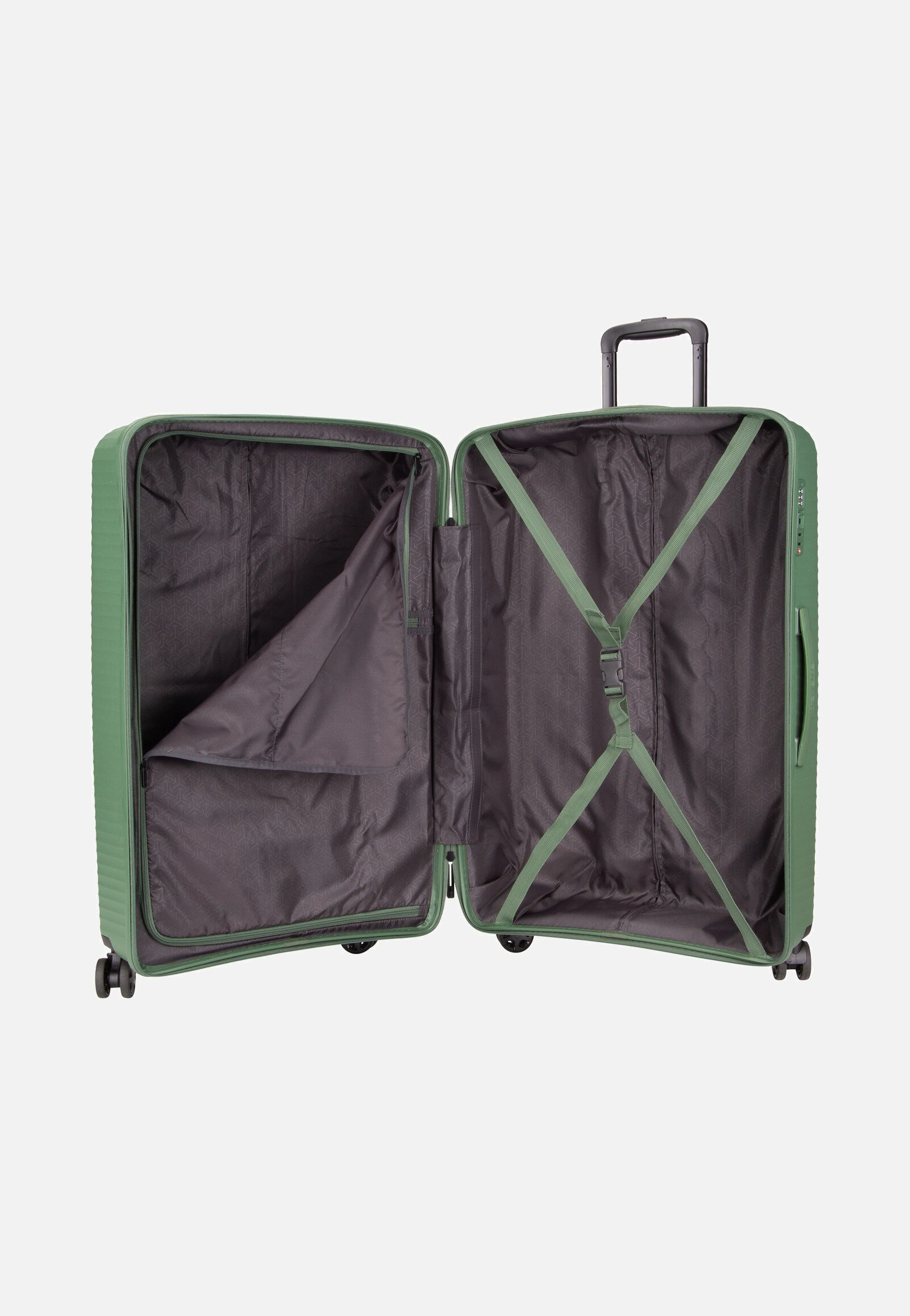 Air Stripe Trolley 4w L Green - Koffer - Image 3
