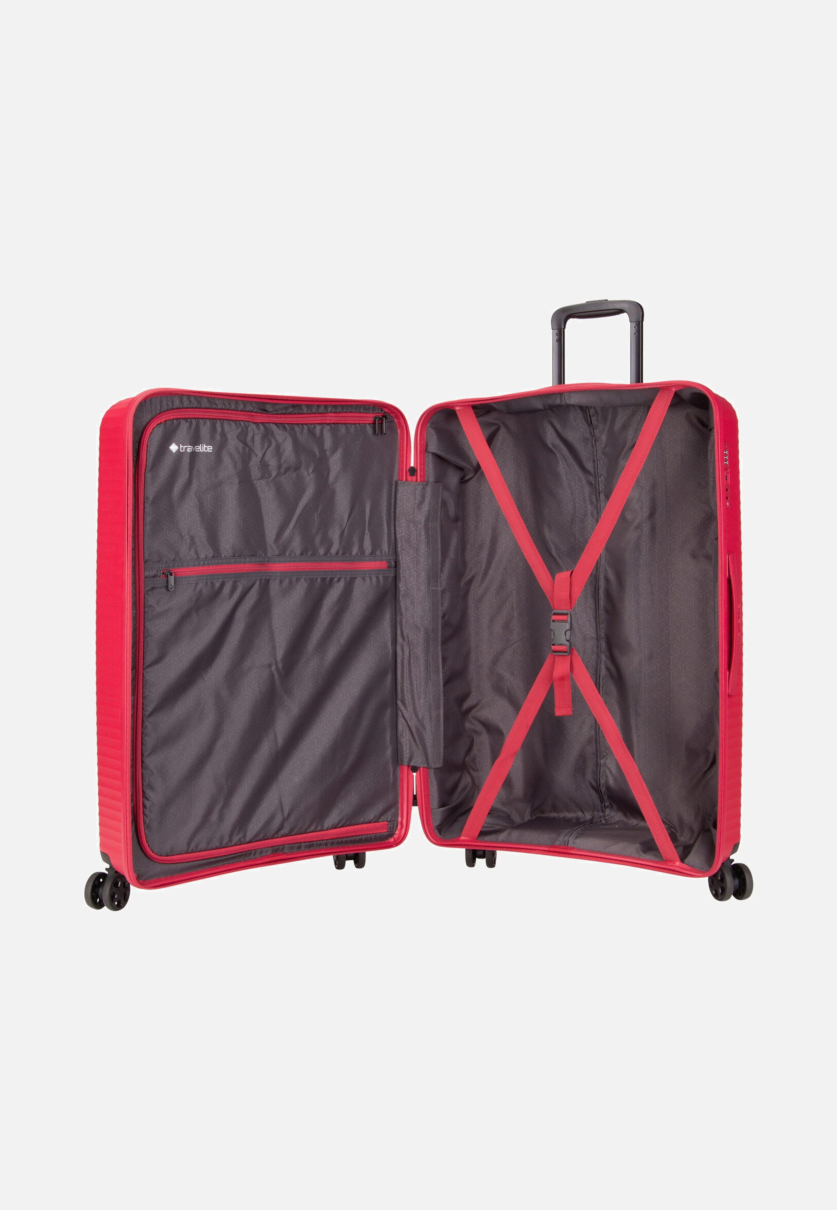 Air Stripe Trolley 4w L Red - Koffer - Image 3