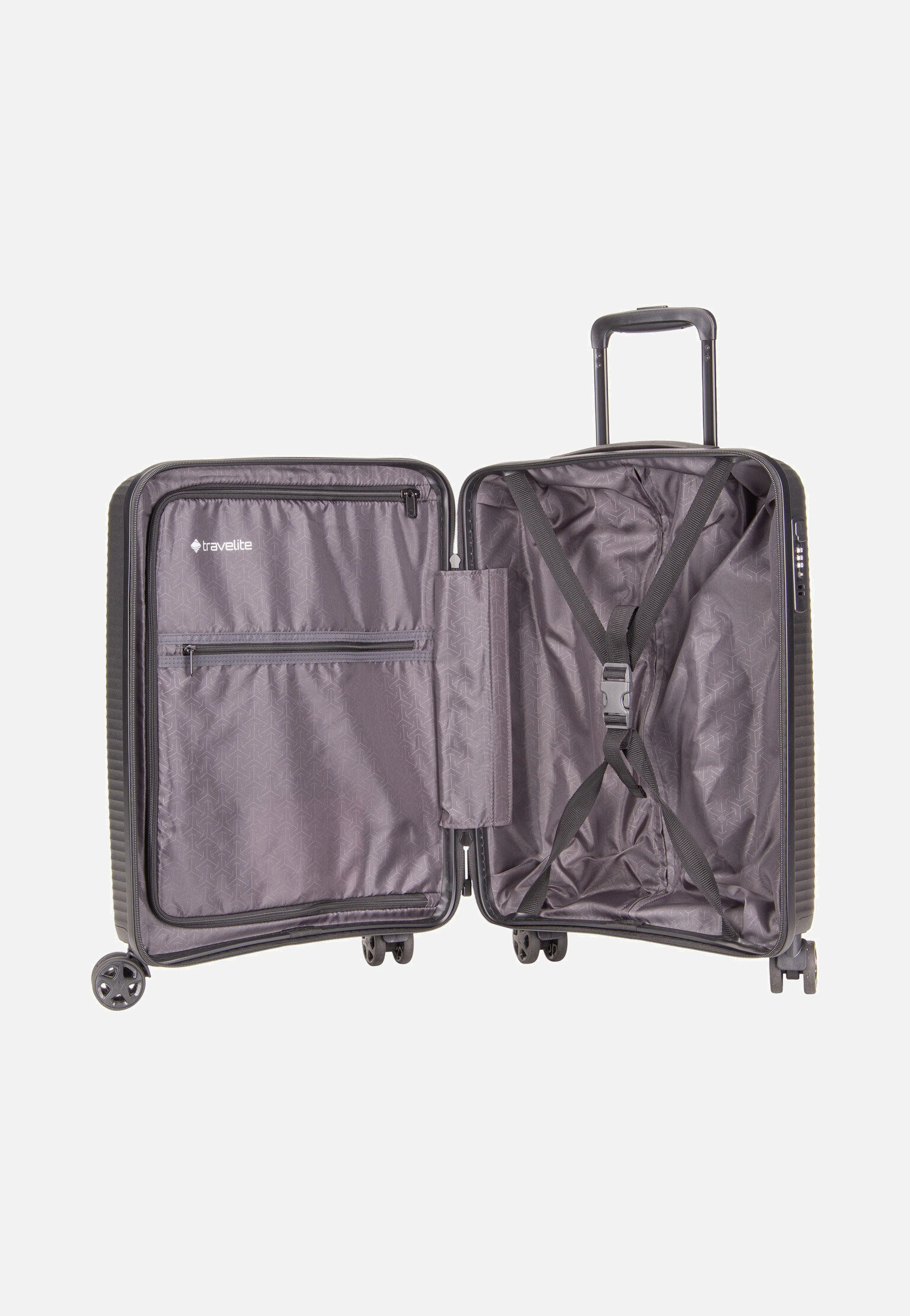 Air Stripe Trolley 4w S Black - Koffer - Image 3