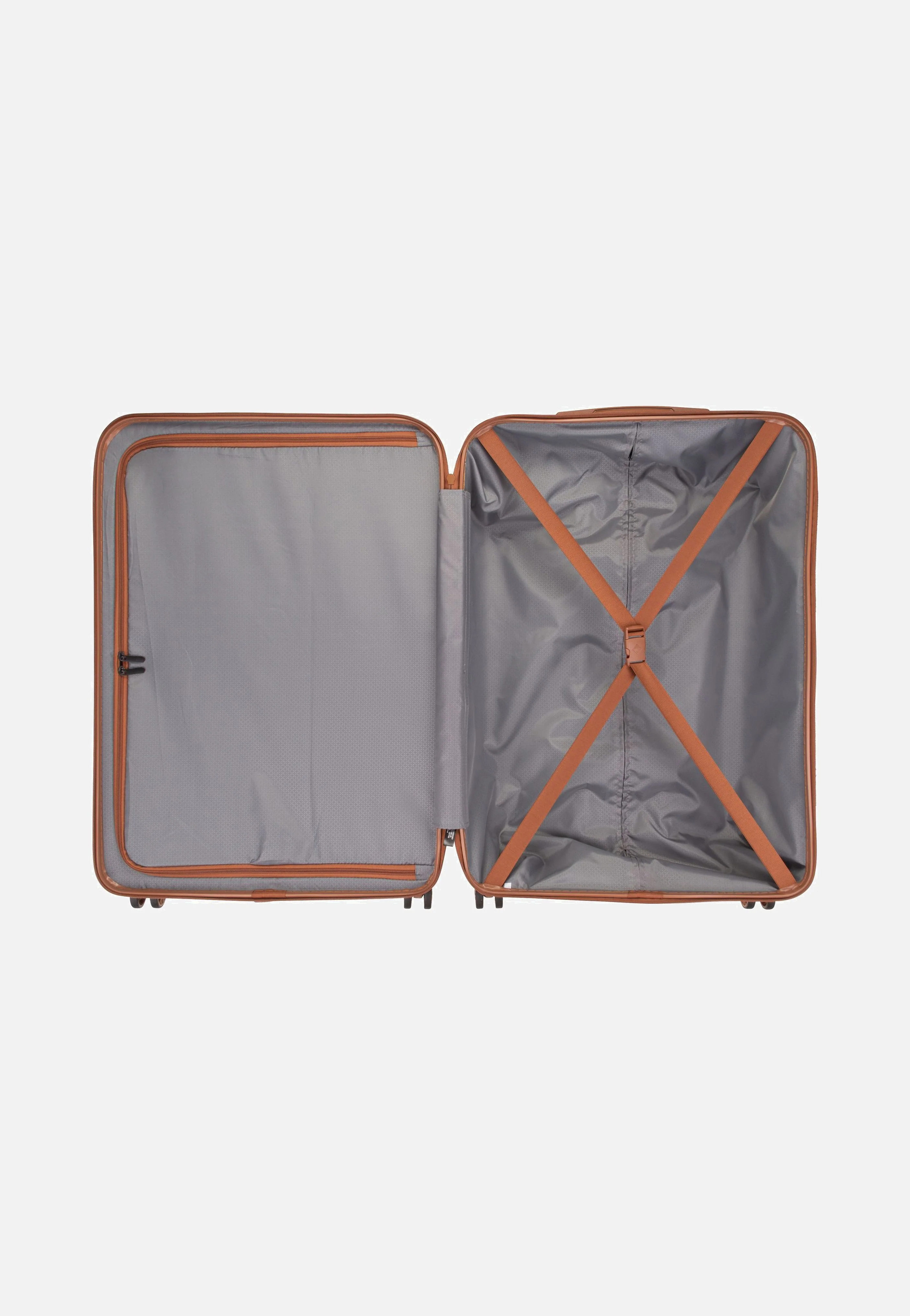 Bali 4w Trolley L Weiss/Cognac - Koffer - Image 3