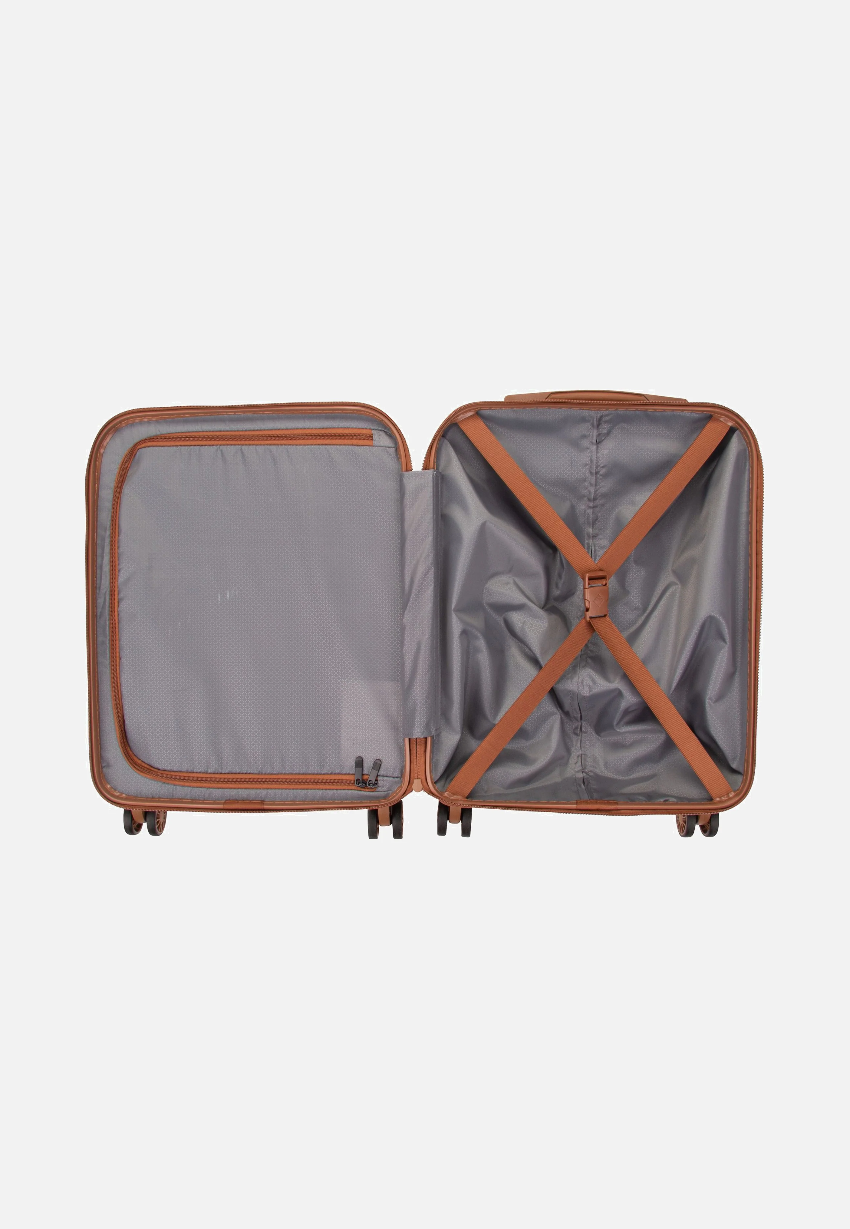 Bali 4w Trolley S Weiss/Cognac - Koffer - Image 3