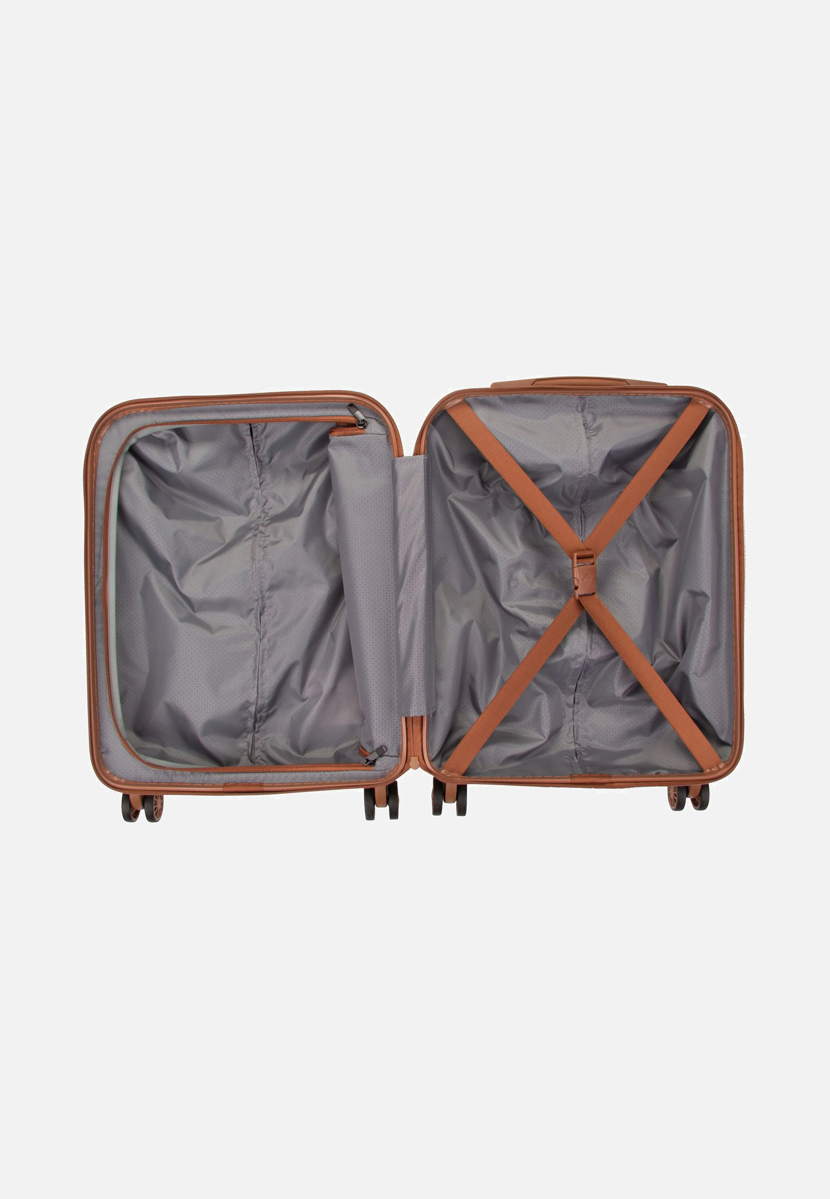 Bali 4w Trolley S Weiss/Cognac - Koffer - Image 4