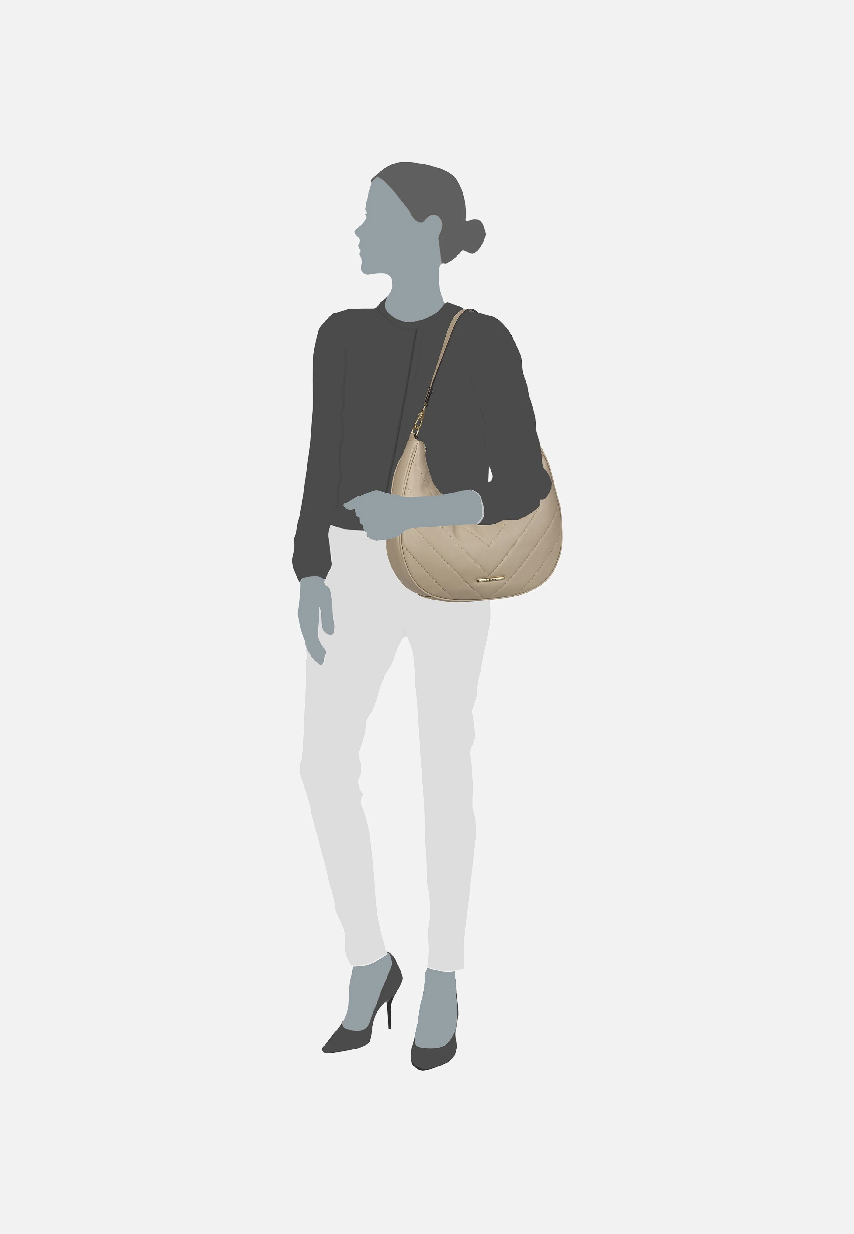 Barbara Cozy HO Sand - Hobo Bag - Image 6