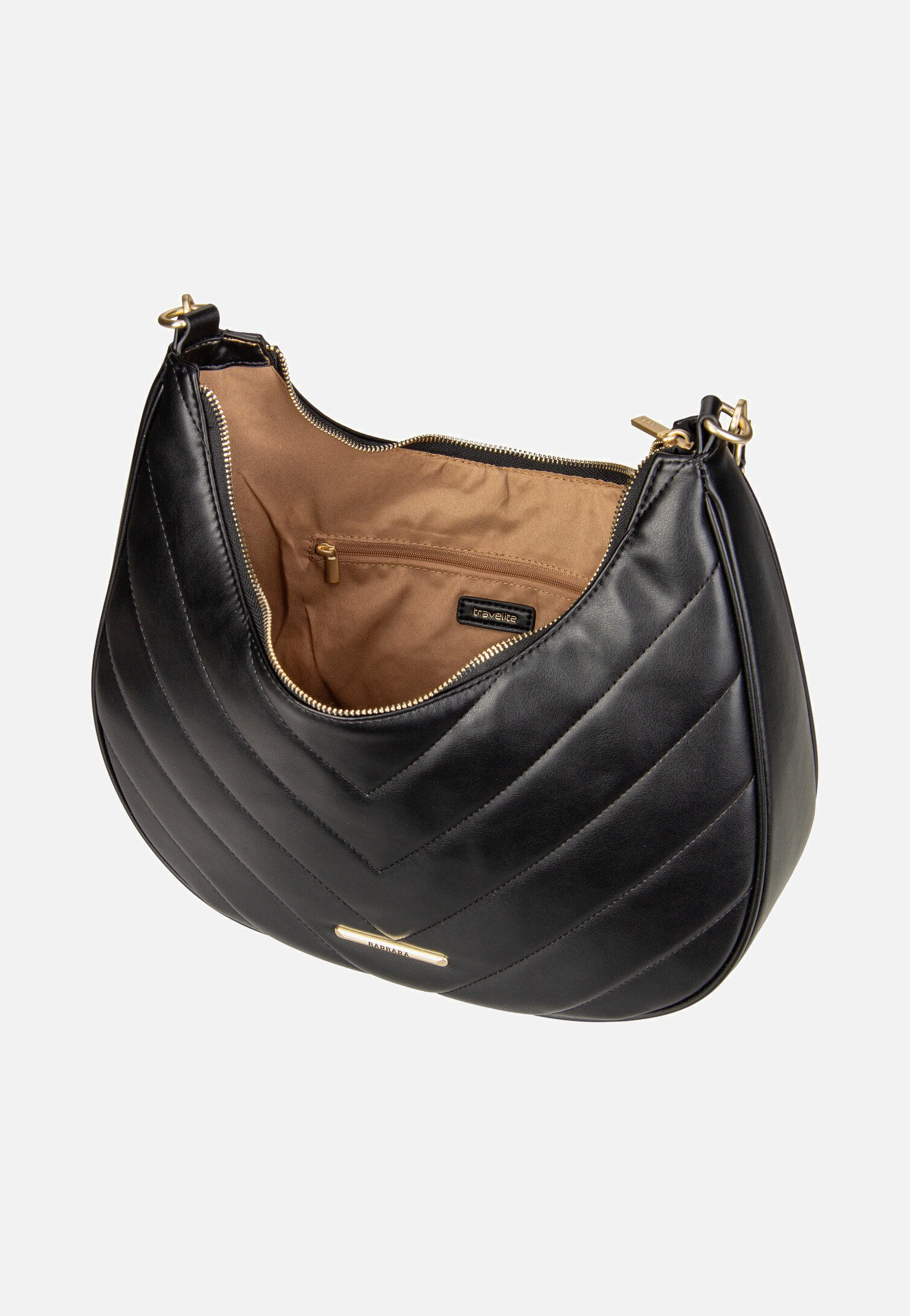 Barbara Cozy HO Schwarz - Hobo Bag - Image 4