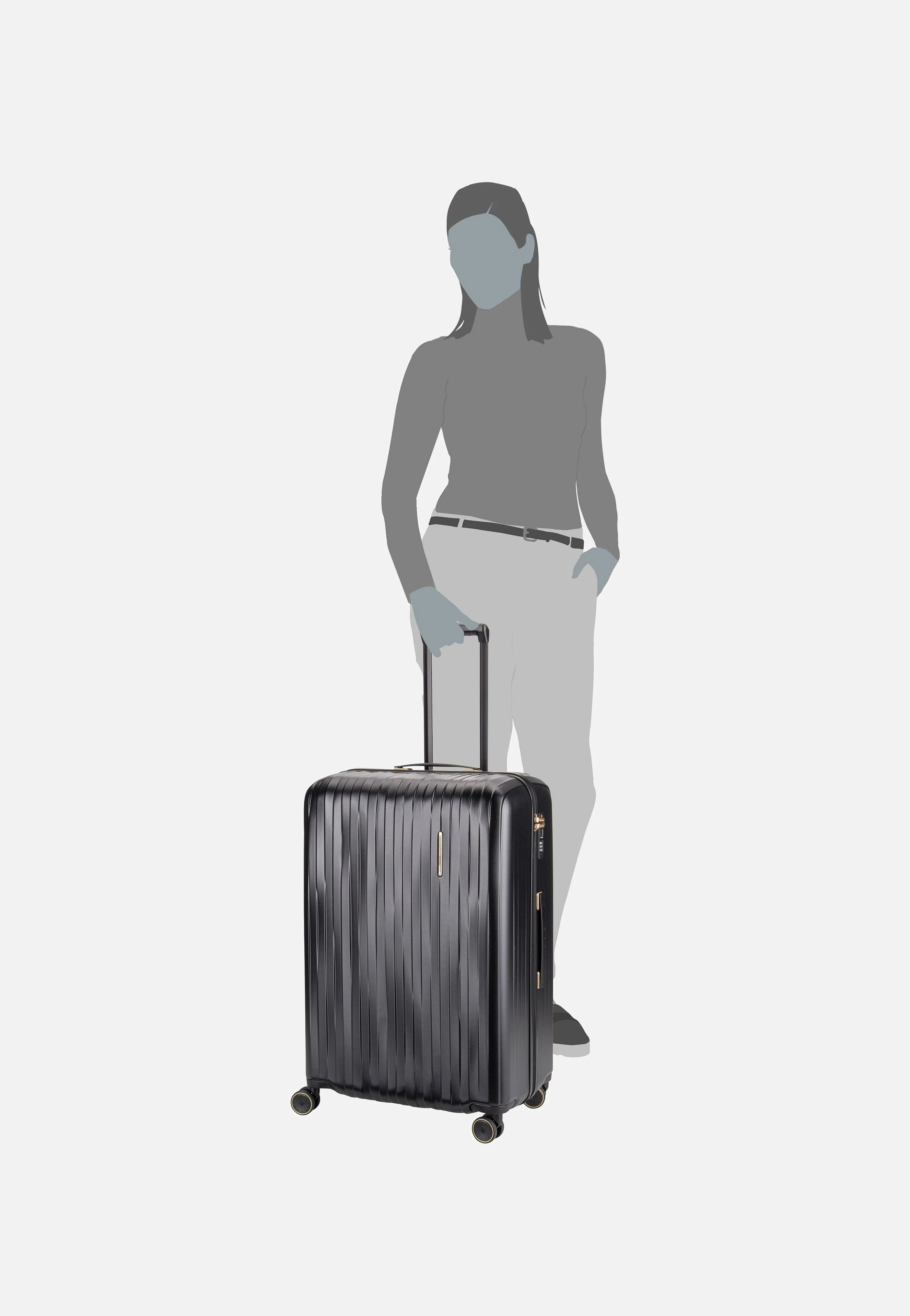 Barbara Novelty 4W Trolley L Black - Koffer - Image 10