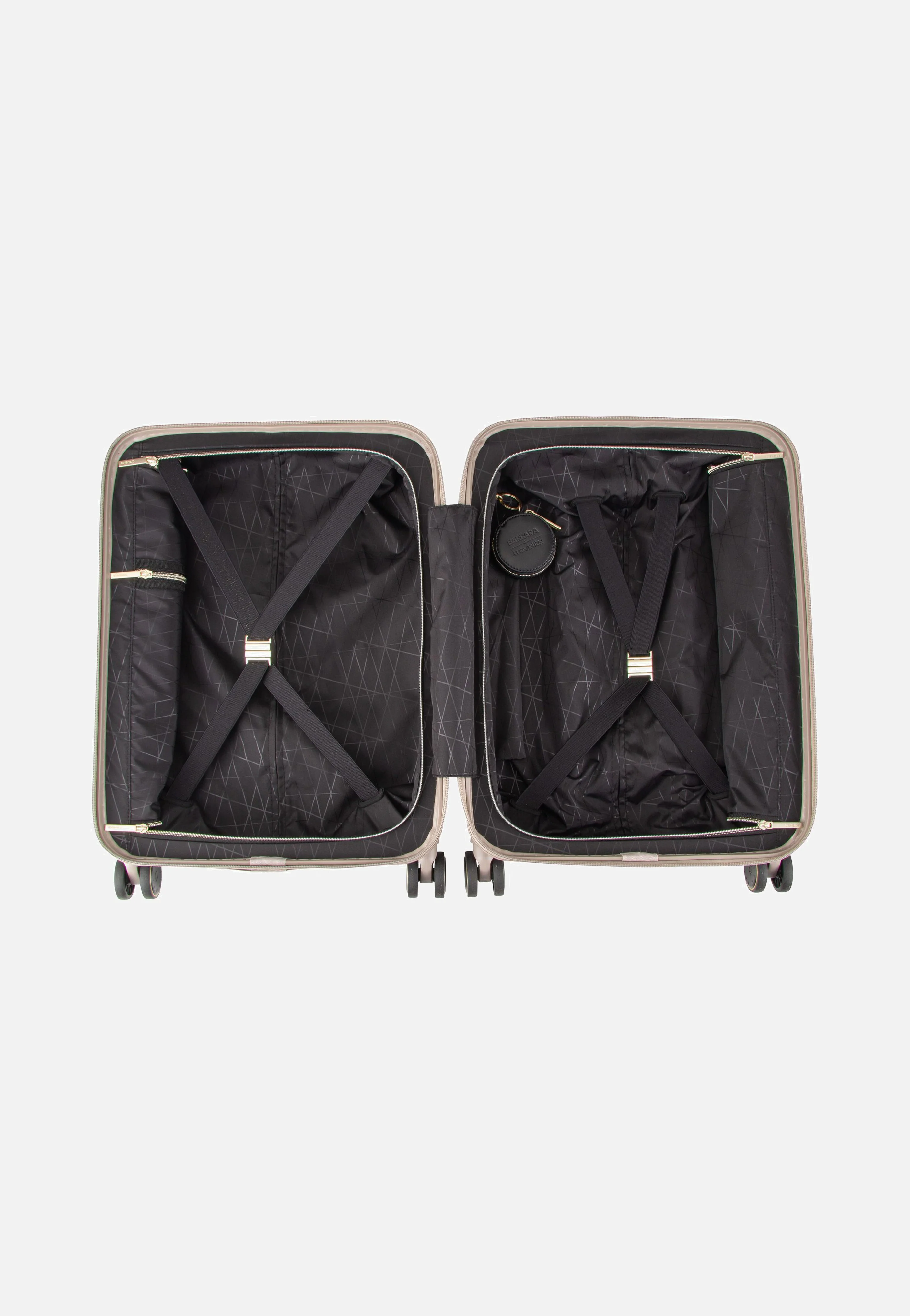 Barbara Novelty 4W Trolley S Satin Nude - Koffer - Image 3