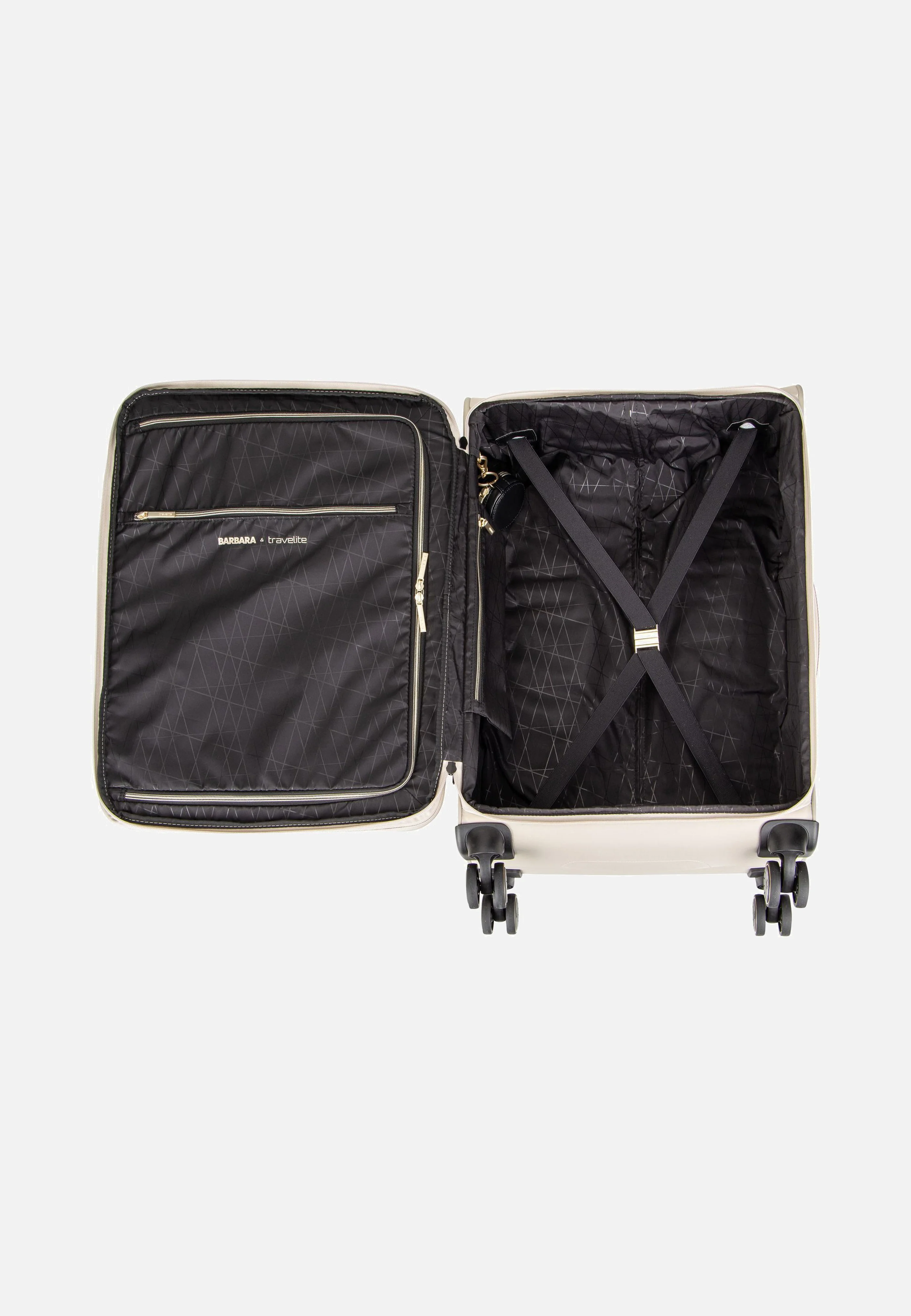 Barbara Stepp 4W Trolley M Exp Satin Nude - Koffer - Image 7