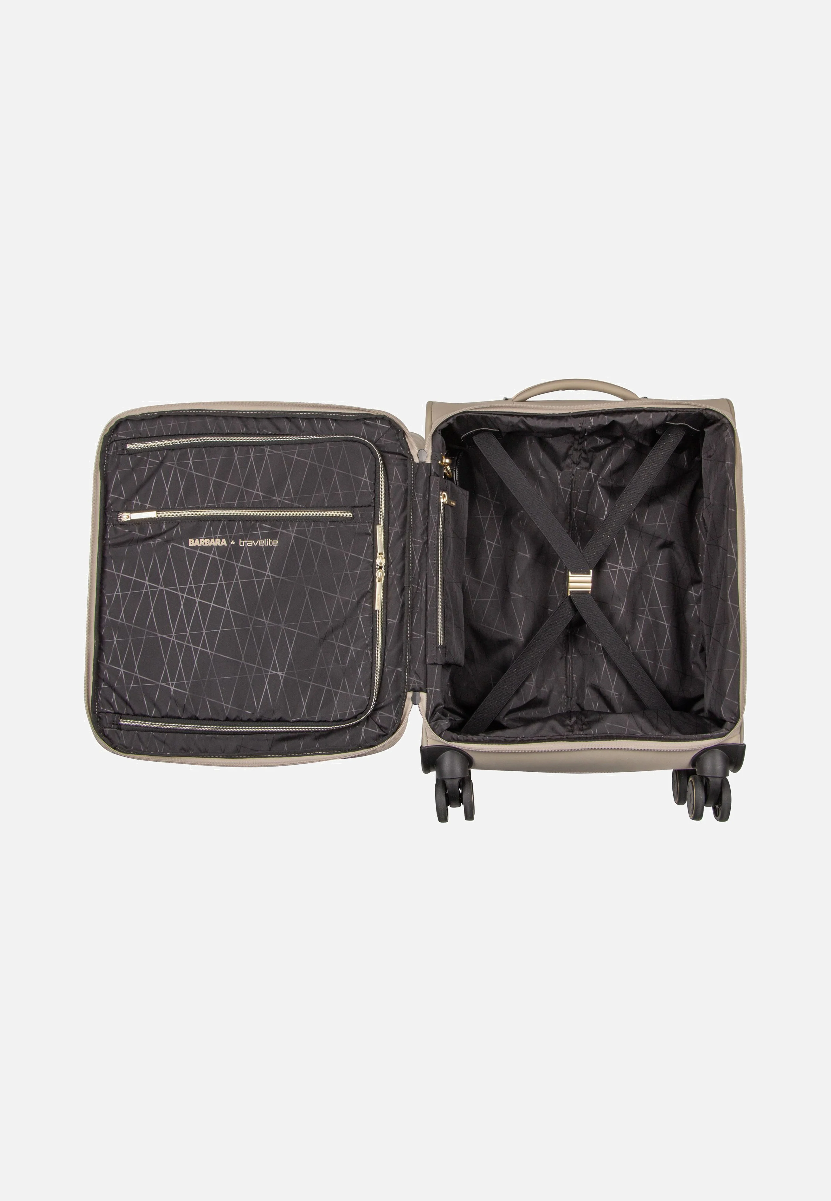 Barbara Stepp 4W Trolley S Exp Satin Nude - Koffer - Image 6