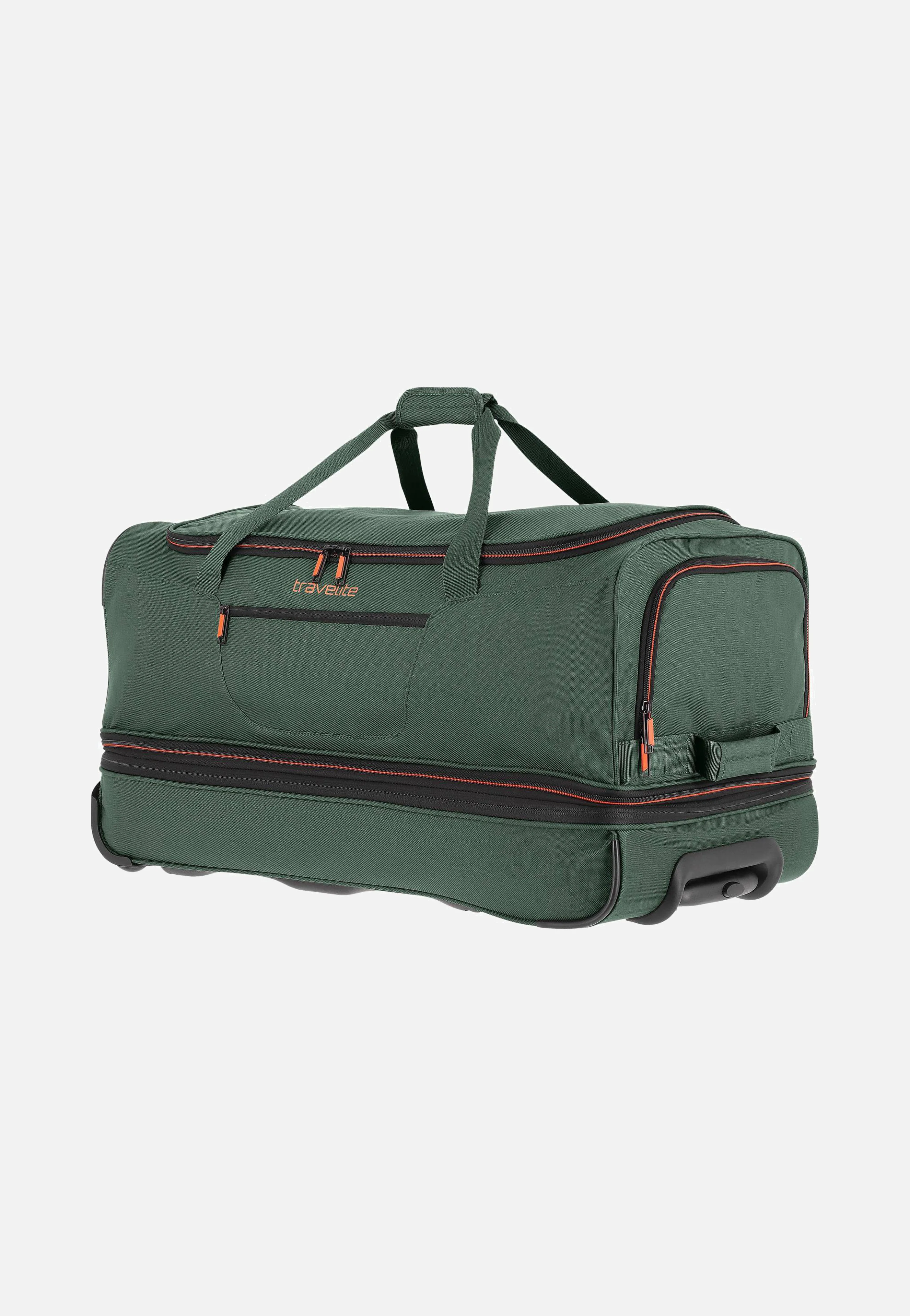Basics Trolley L Dunkelgrün - Travel Bag - Image 4
