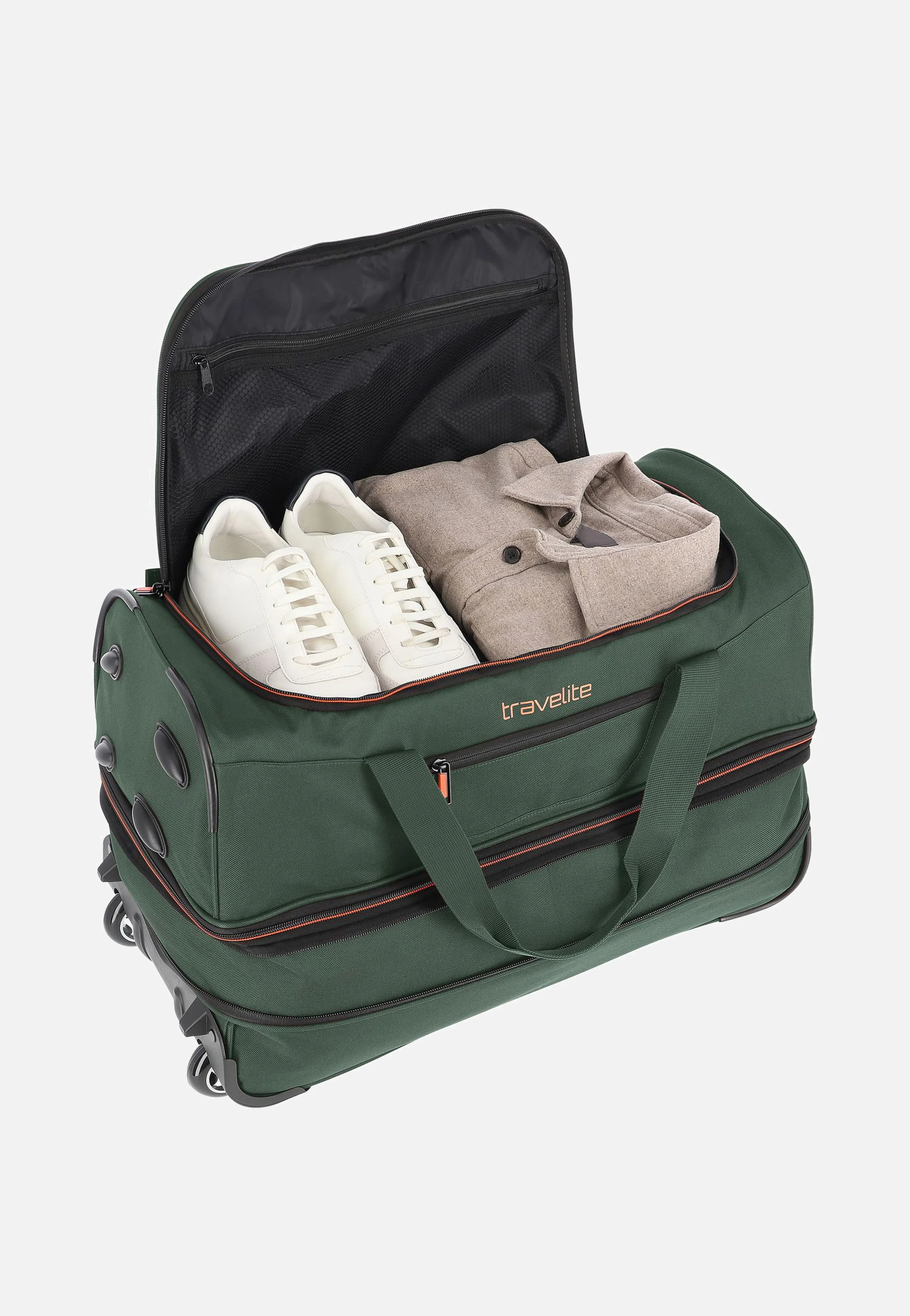 Basics Trolley S Dunkelgrün - Travel Bag - Image 3