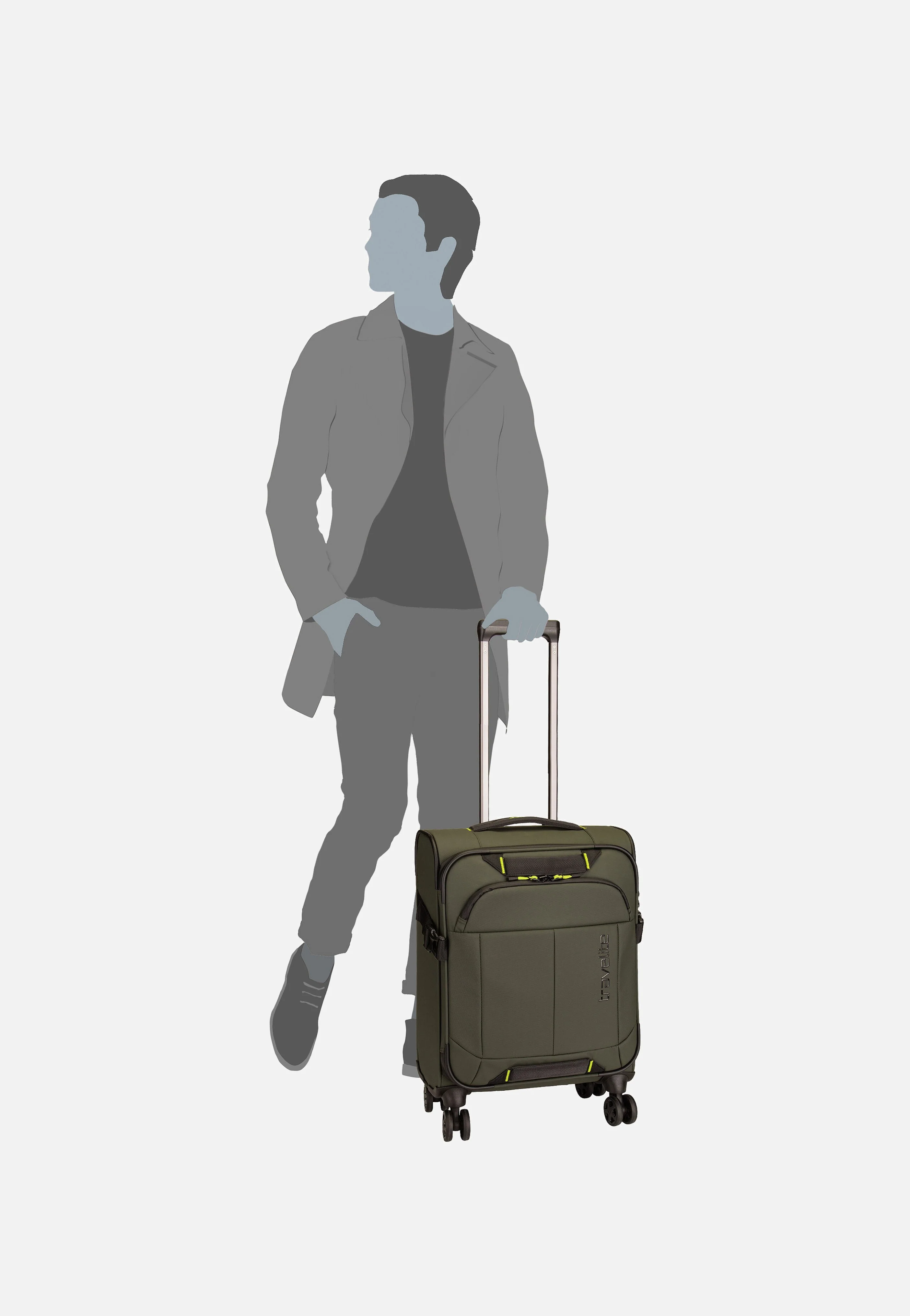 Briize 4W Trolley S Khaki - Koffer - Image 7