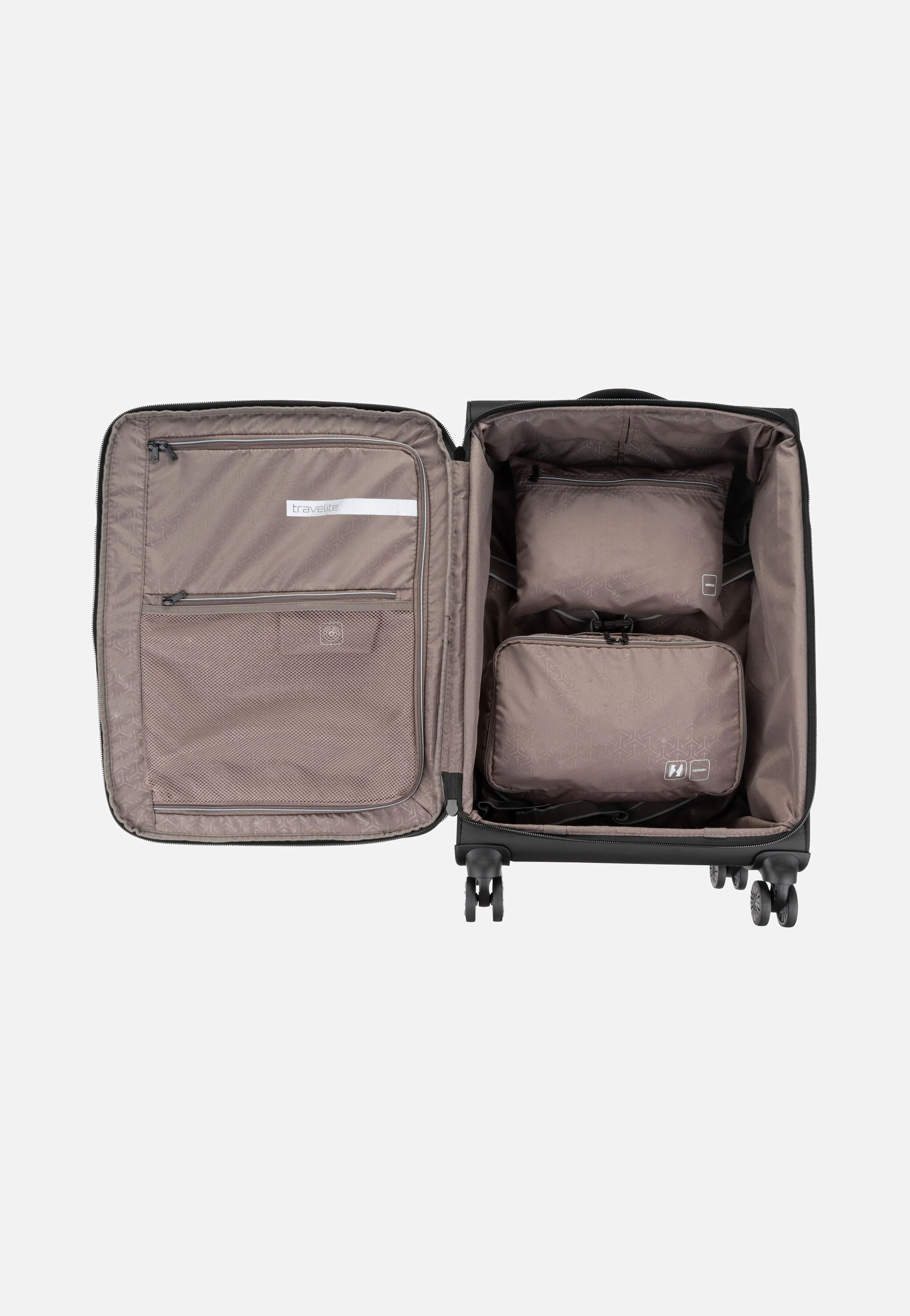 Crosslite 4w Trolley M Schwarz - Koffer - Image 4