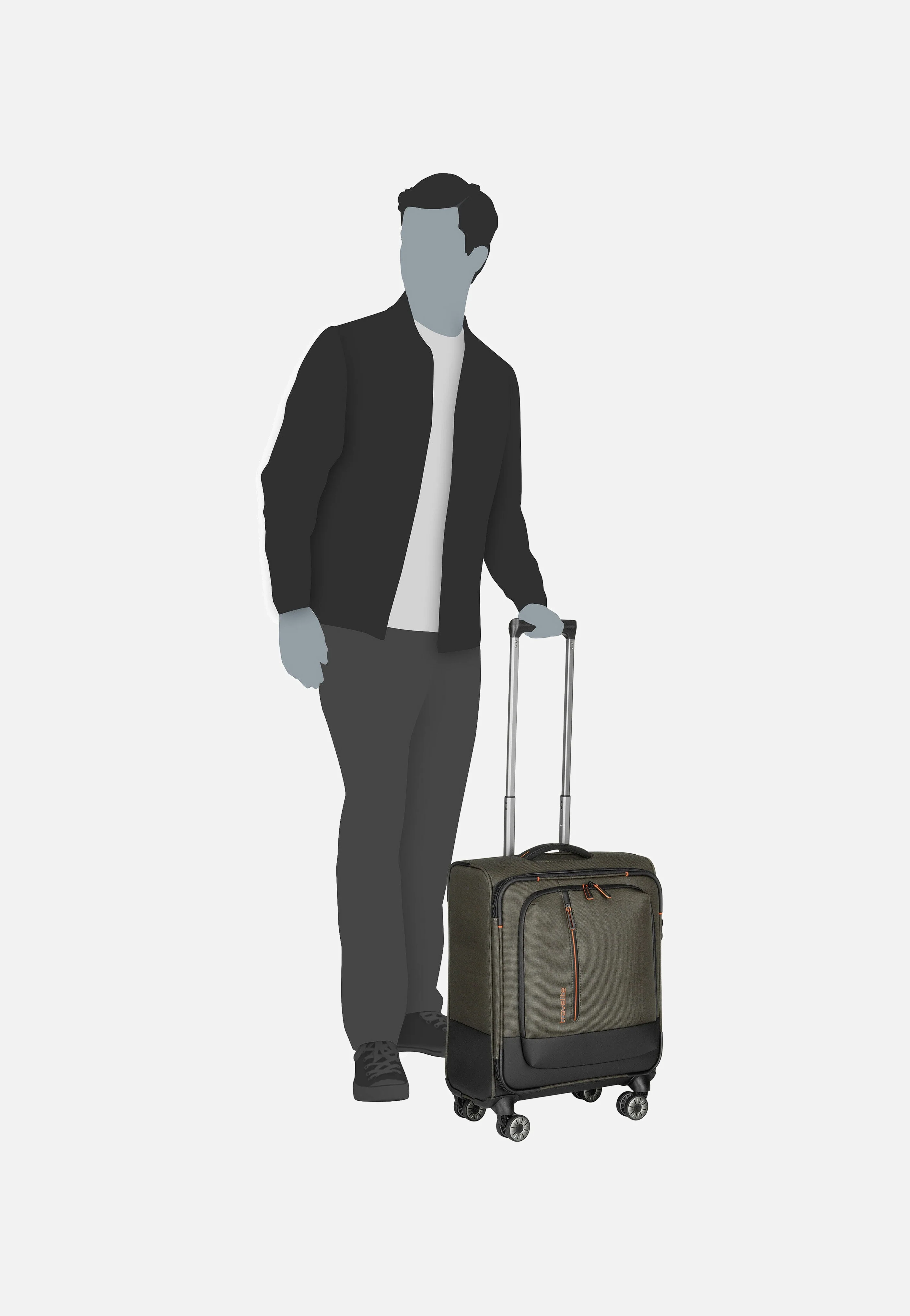 Crosslite 4w Trolley S Oliv - Koffer - Image 11