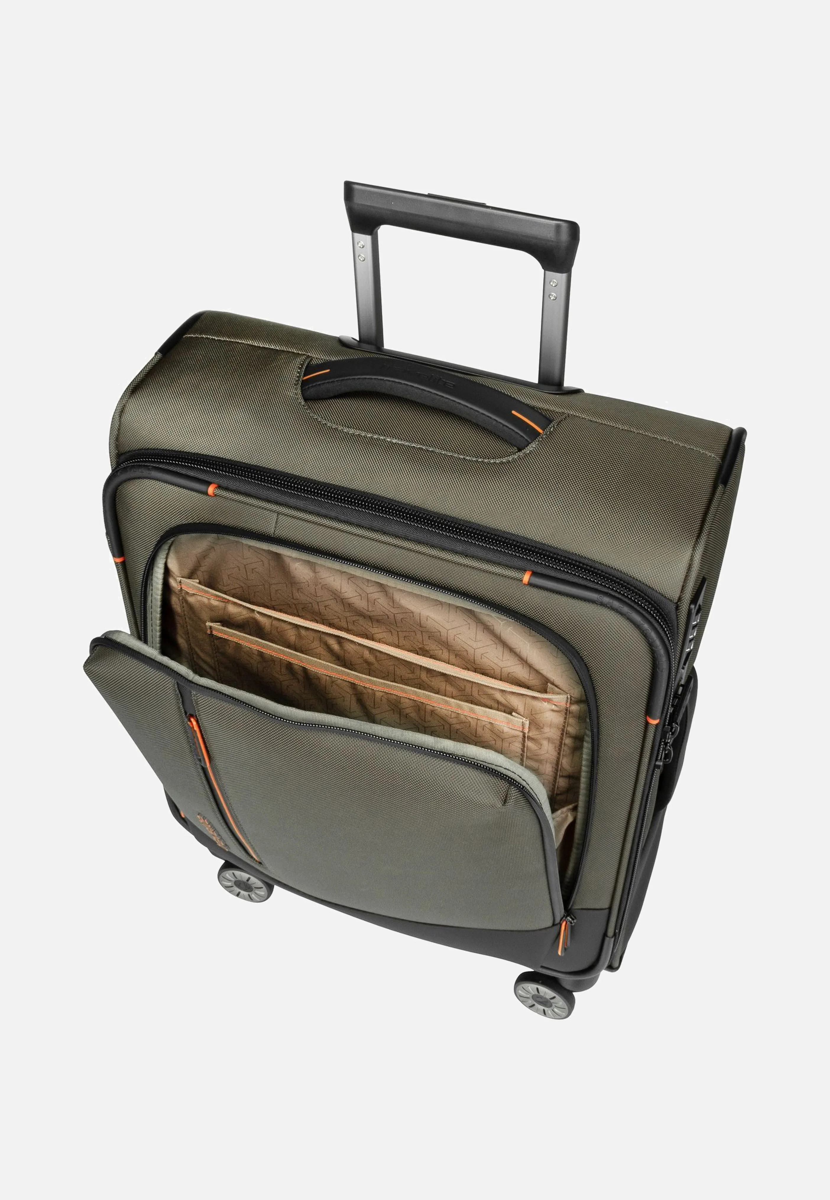 Crosslite 4w Trolley S Oliv - Koffer - Image 3