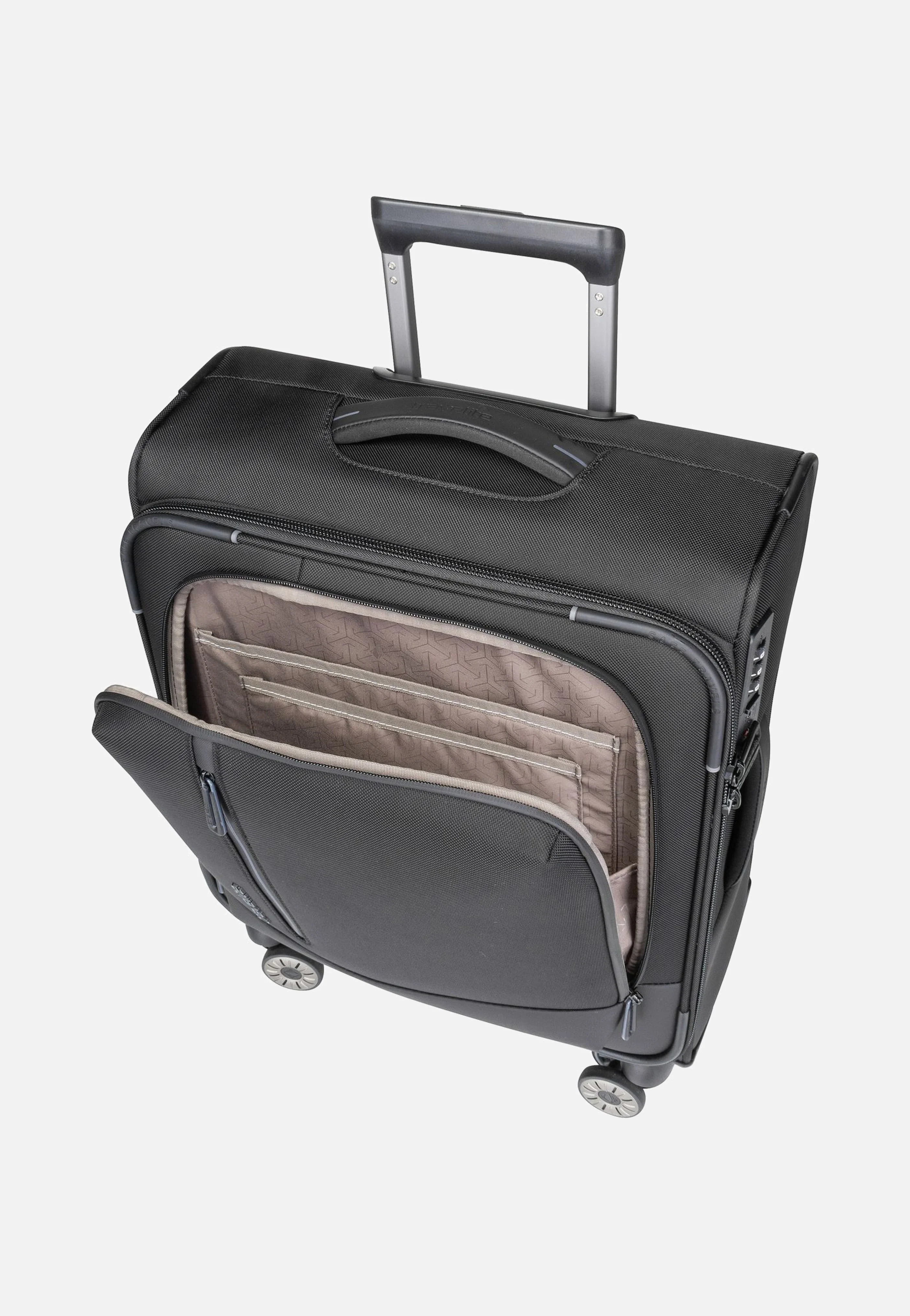 Crosslite 4w Trolley S Schwarz - Koffer - Image 5