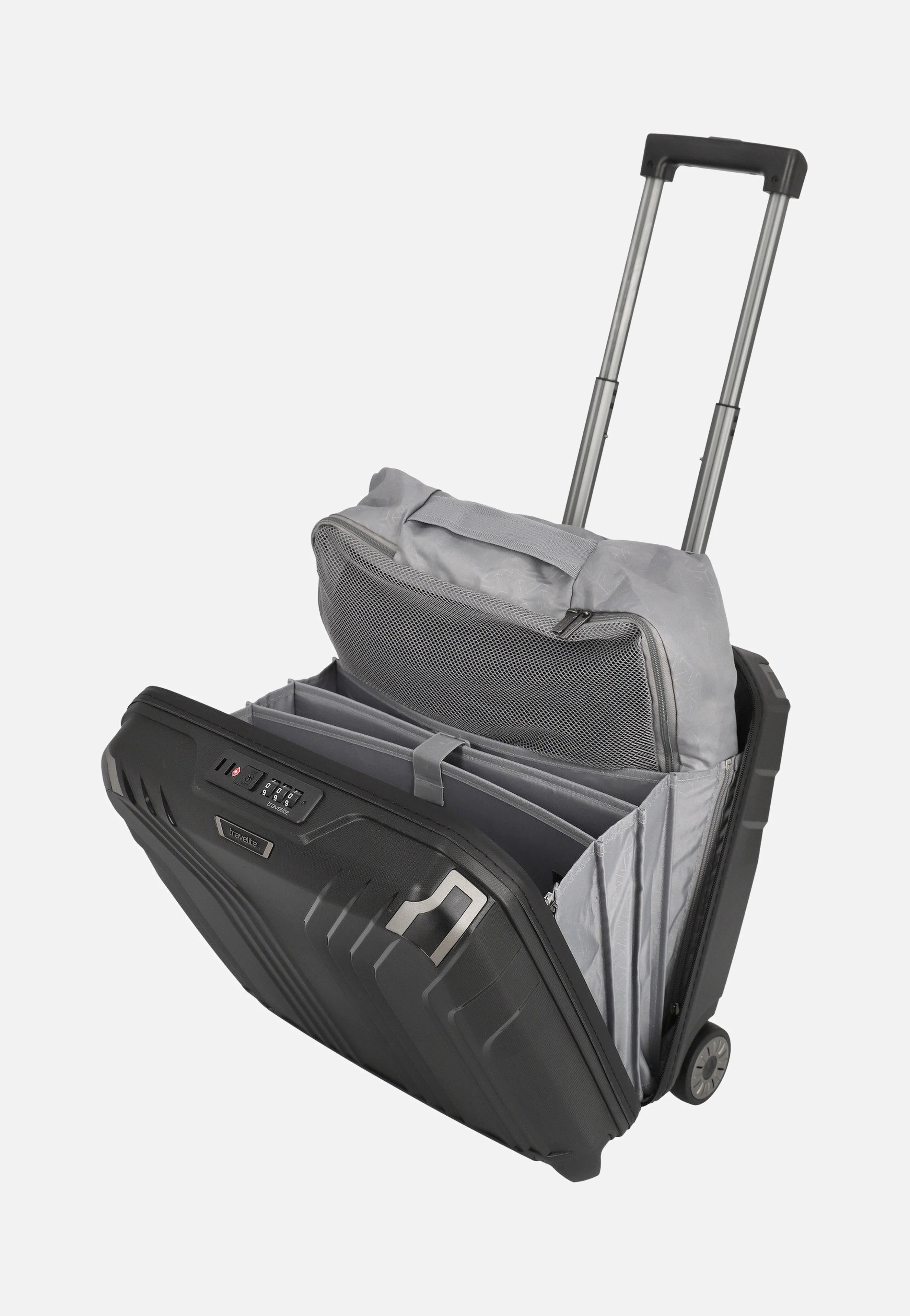 Elvaa Businesswheeler Schwarz - Pilotenkoffer - Image 3