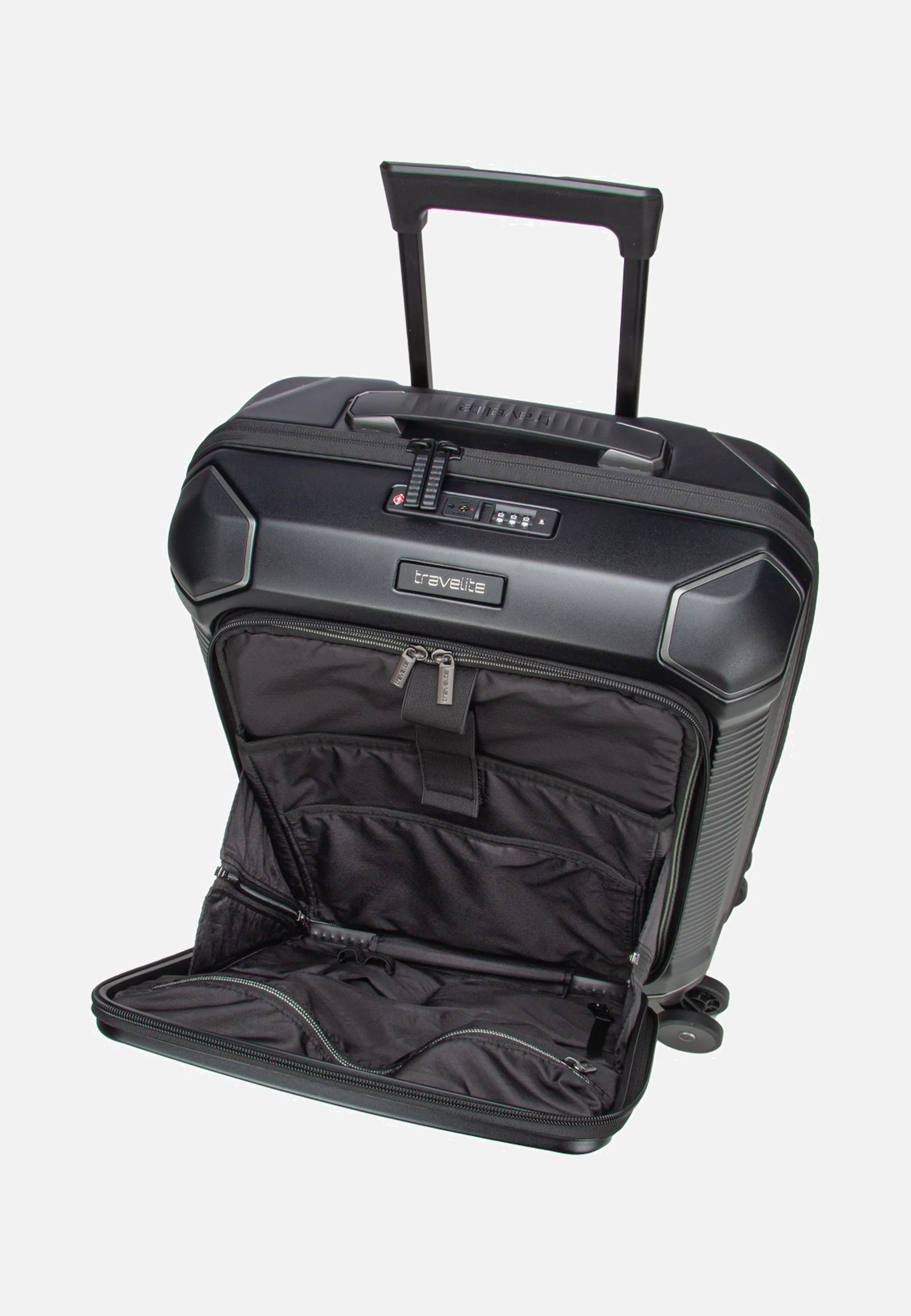 Millennium Trolley 4W S Front Pocket Black - Koffer - Image 6