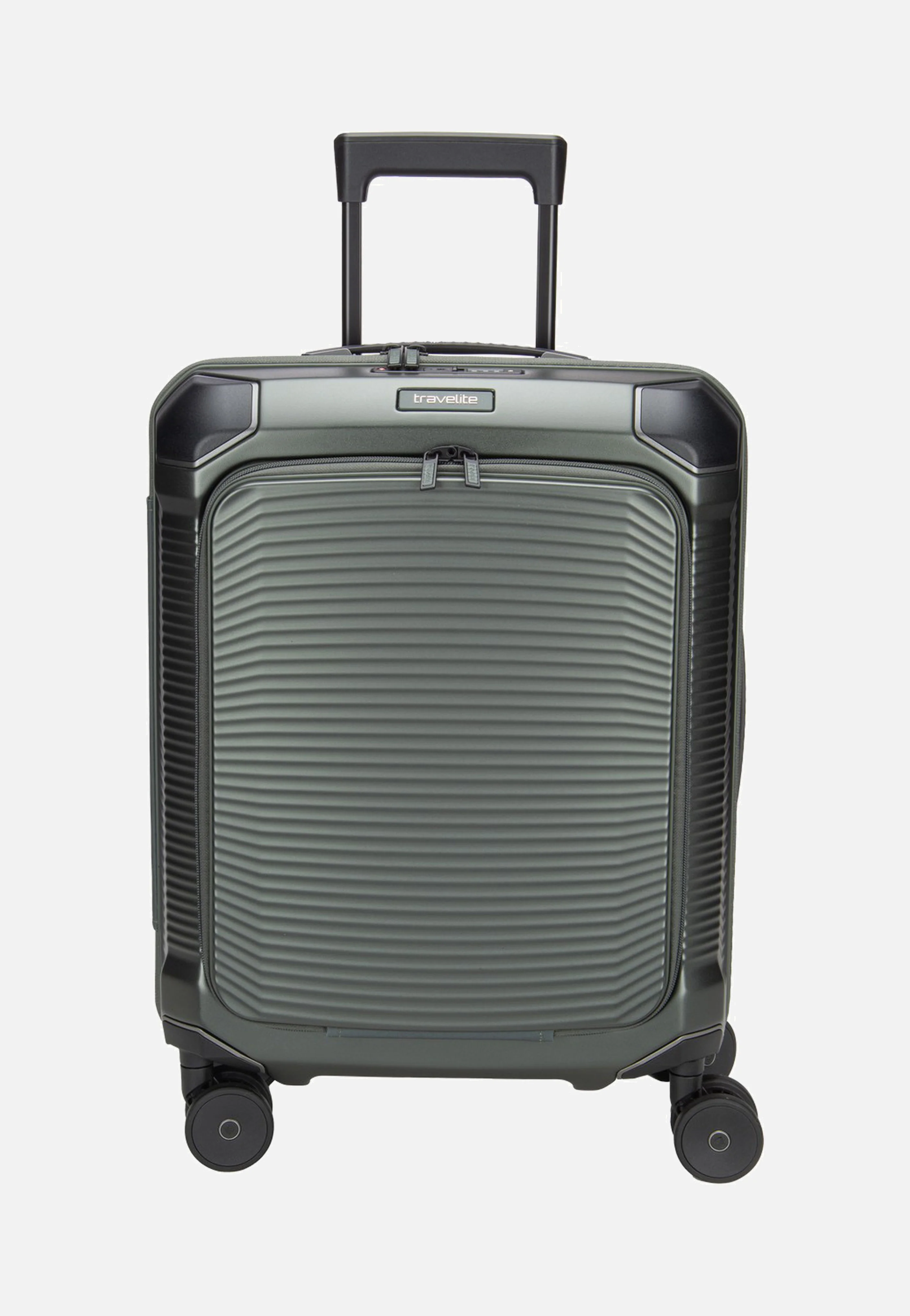 Millennium Trolley 4W S Front Pocket Pine Green - Koffer - Image 2