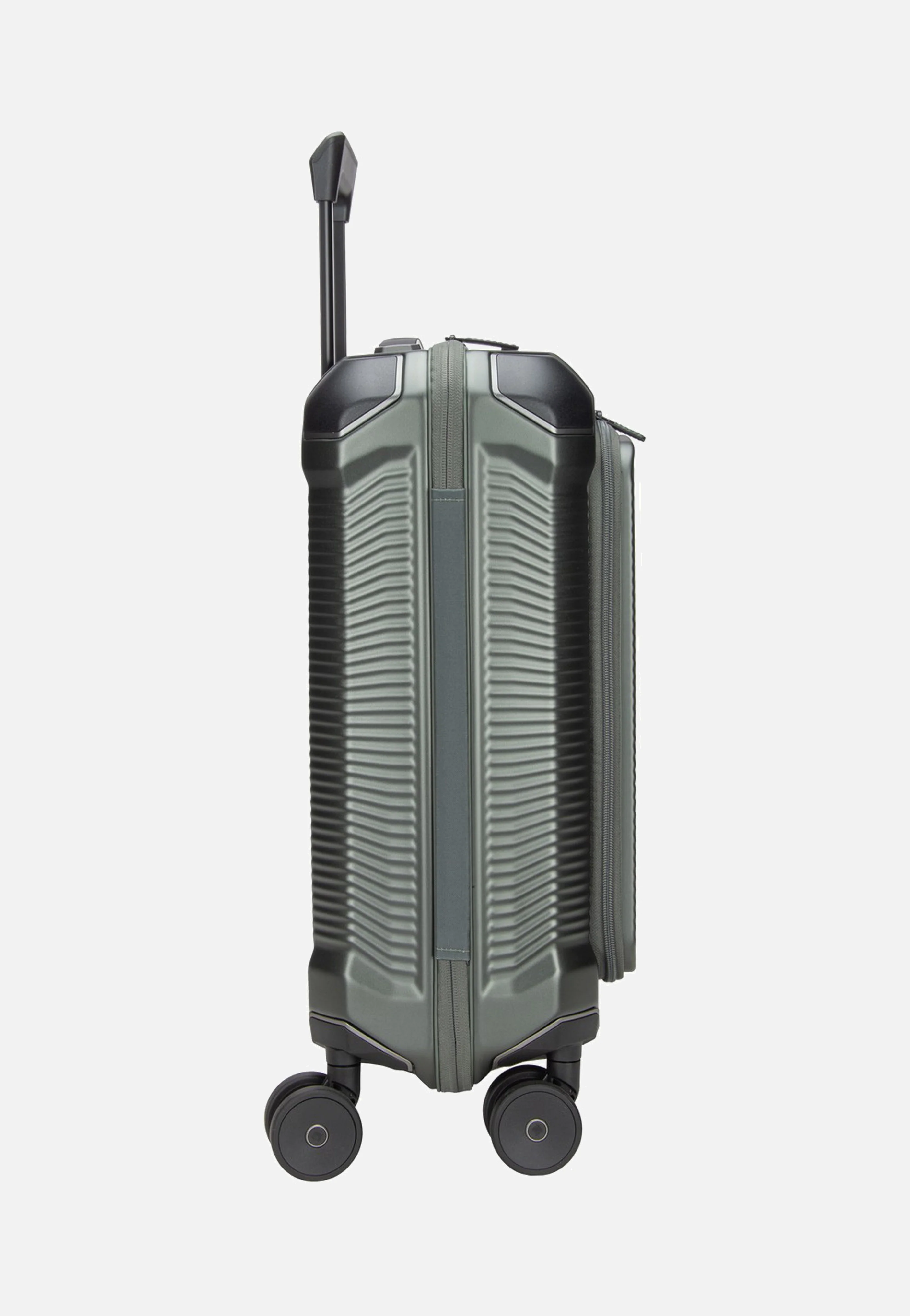 Millennium Trolley 4W S Front Pocket Pine Green - Koffer - Image 4