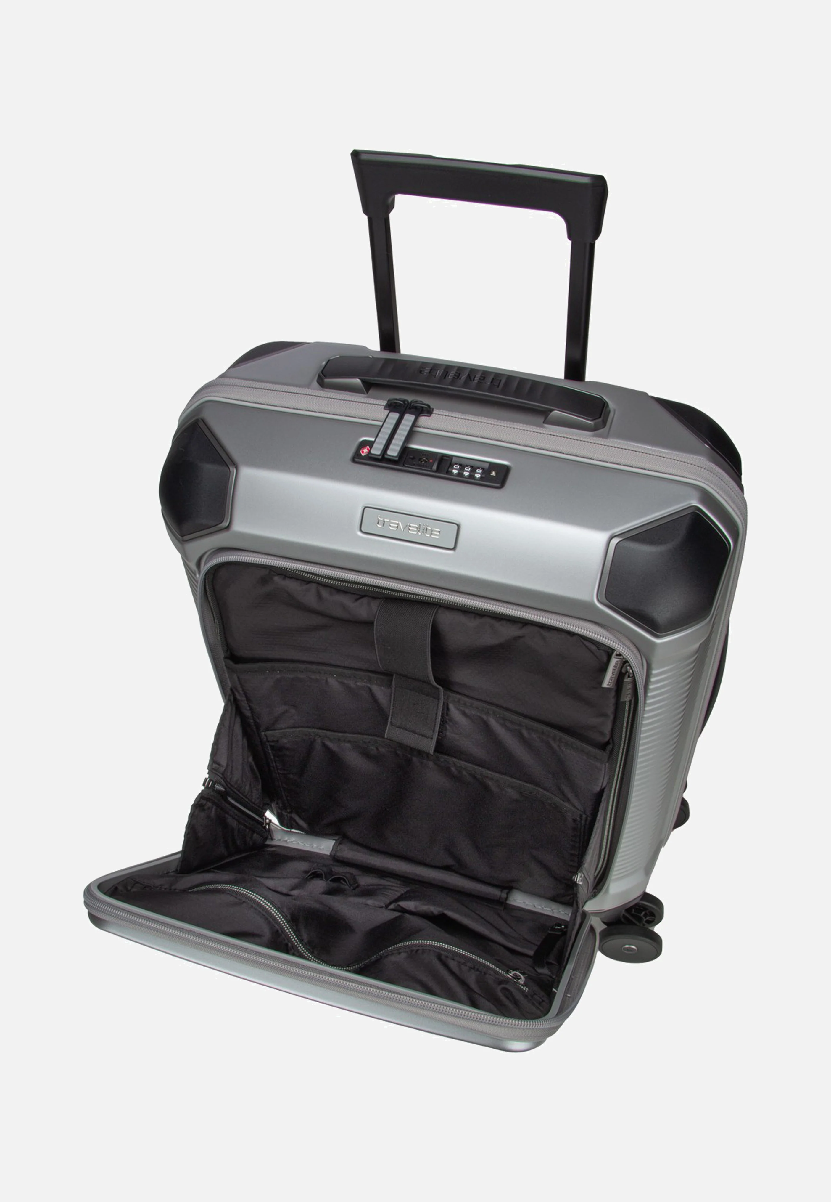 Millennium Trolley 4W S Front Pocket Silver - Koffer - Image 6