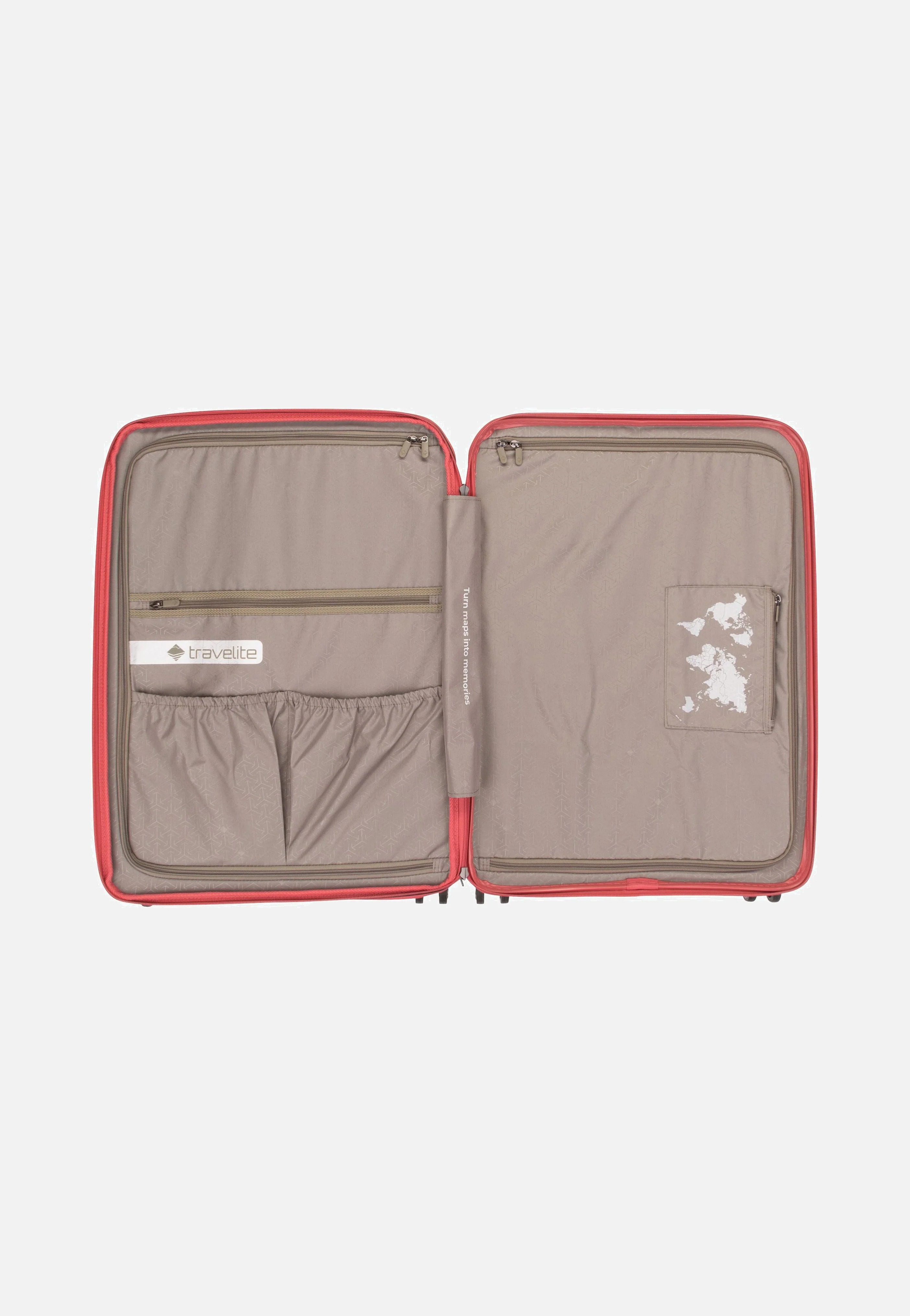 Mooby 4w Trolley M Rot - Koffer - Image 3