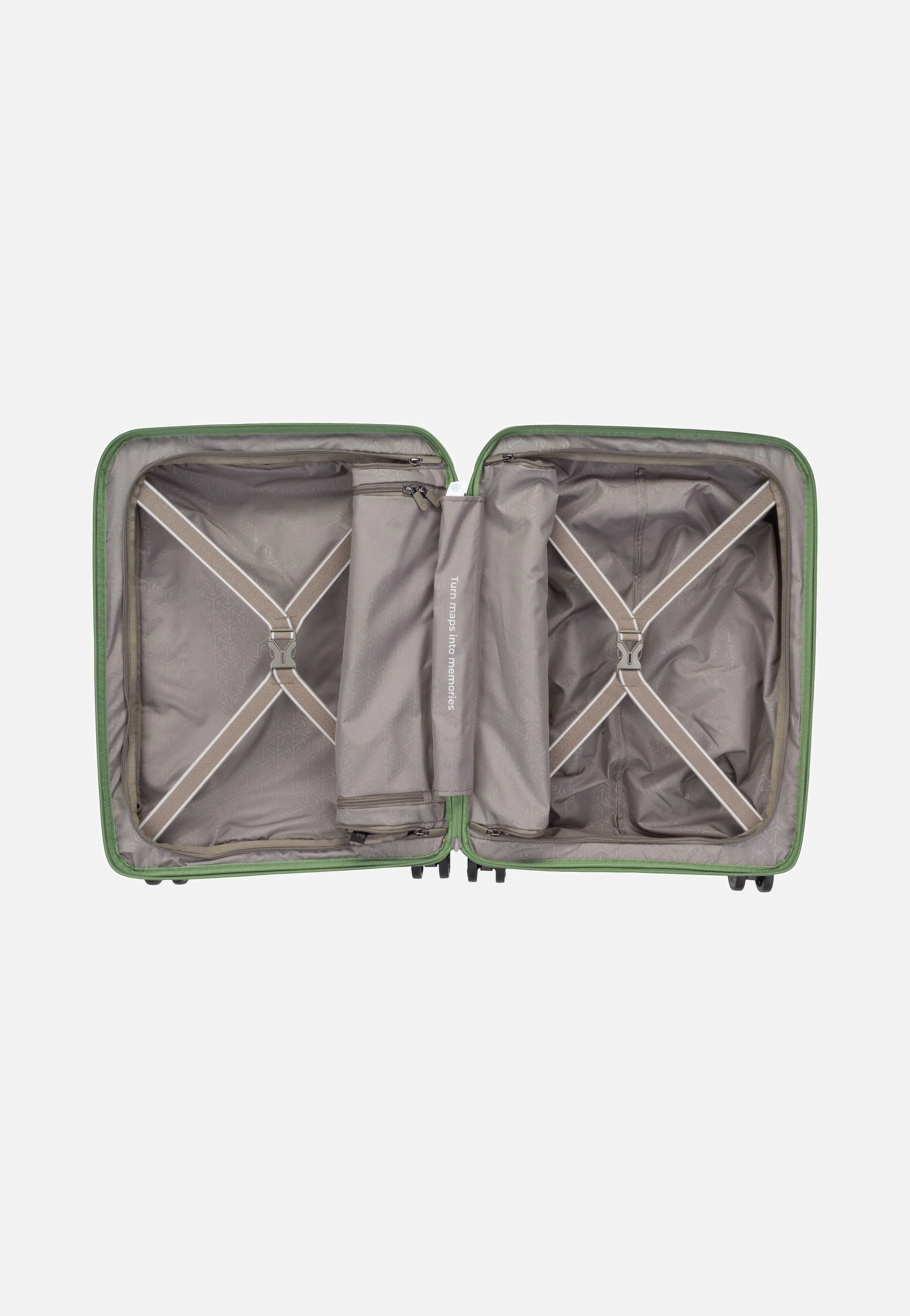 Mooby 4w Trolley S Front Pocket Grün - Koffer - Image 5