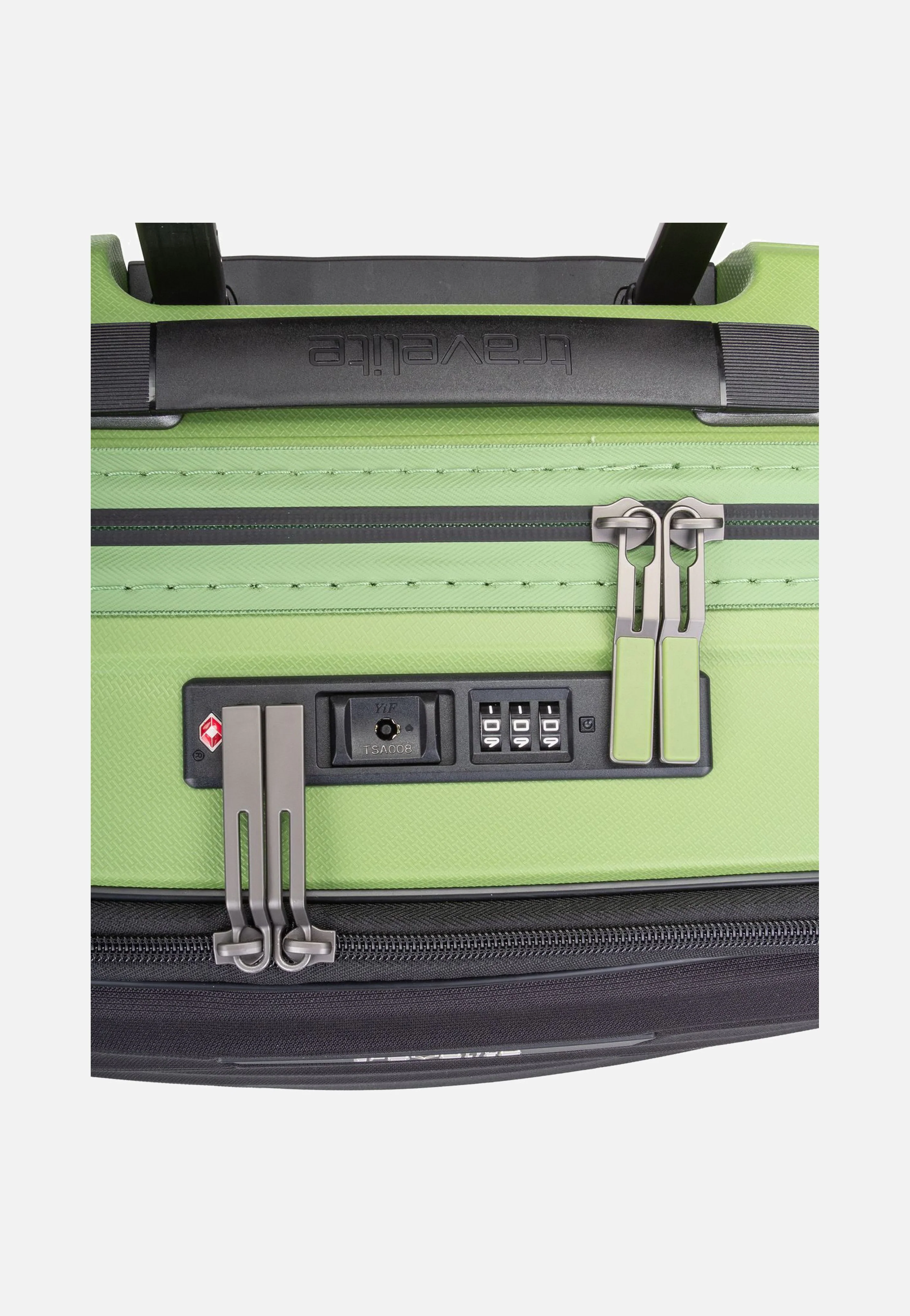 Mooby 4w Trolley S Front Pocket Grün - Koffer - Image 7