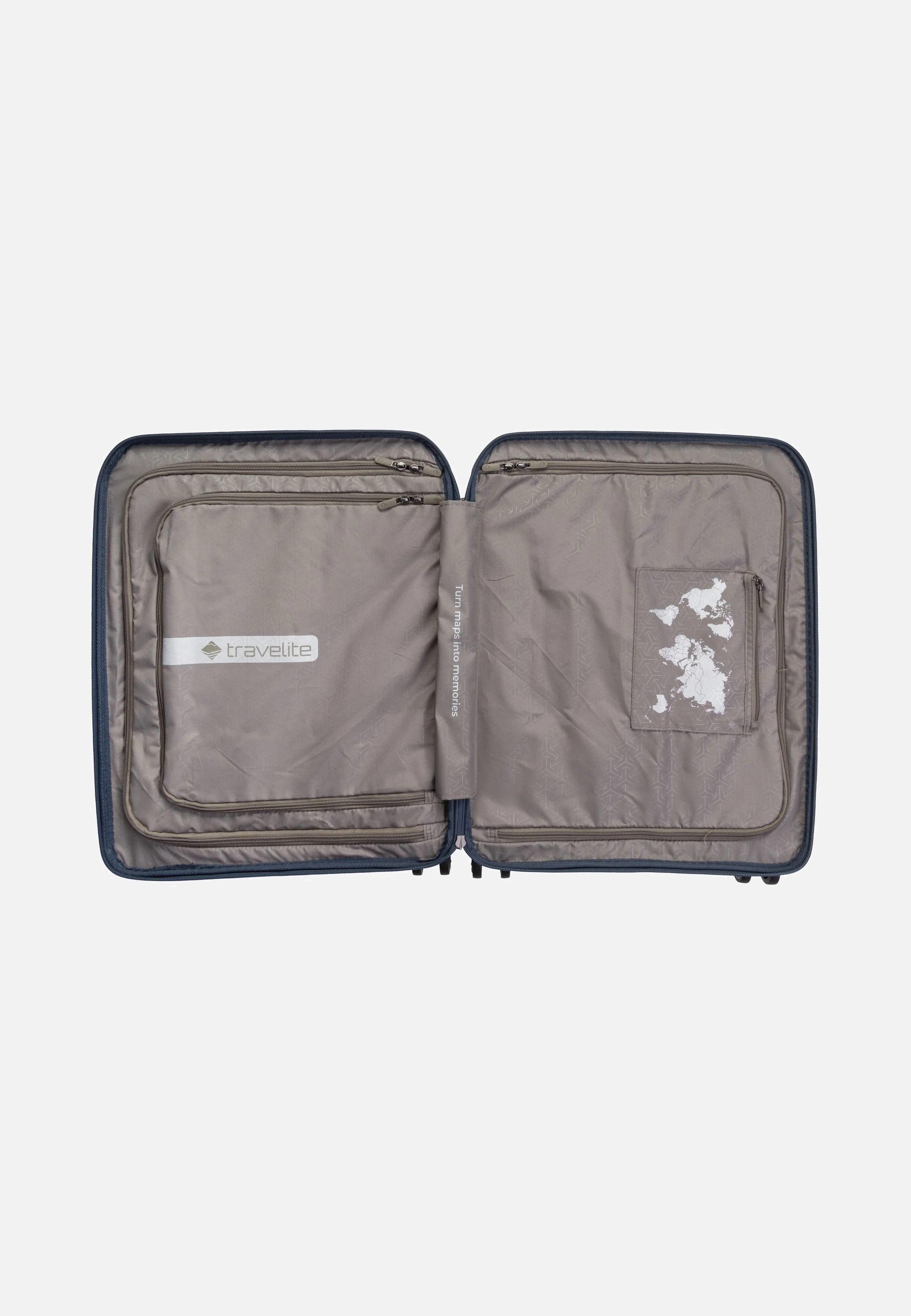 Mooby 4w Trolley S Front Pocket Marine - Koffer - Image 3