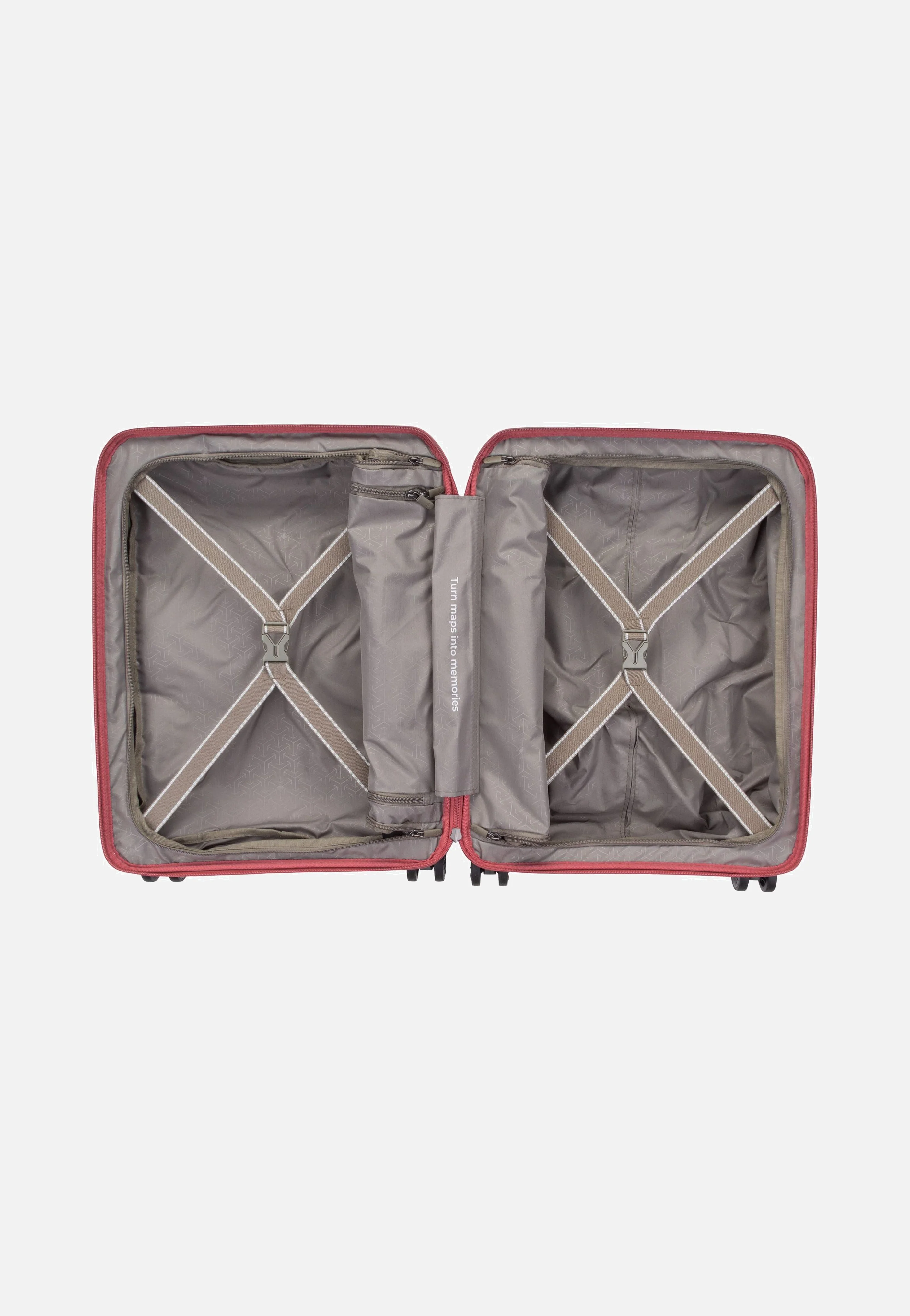 Mooby 4w Trolley S Front Pocket Rot - Koffer - Image 4