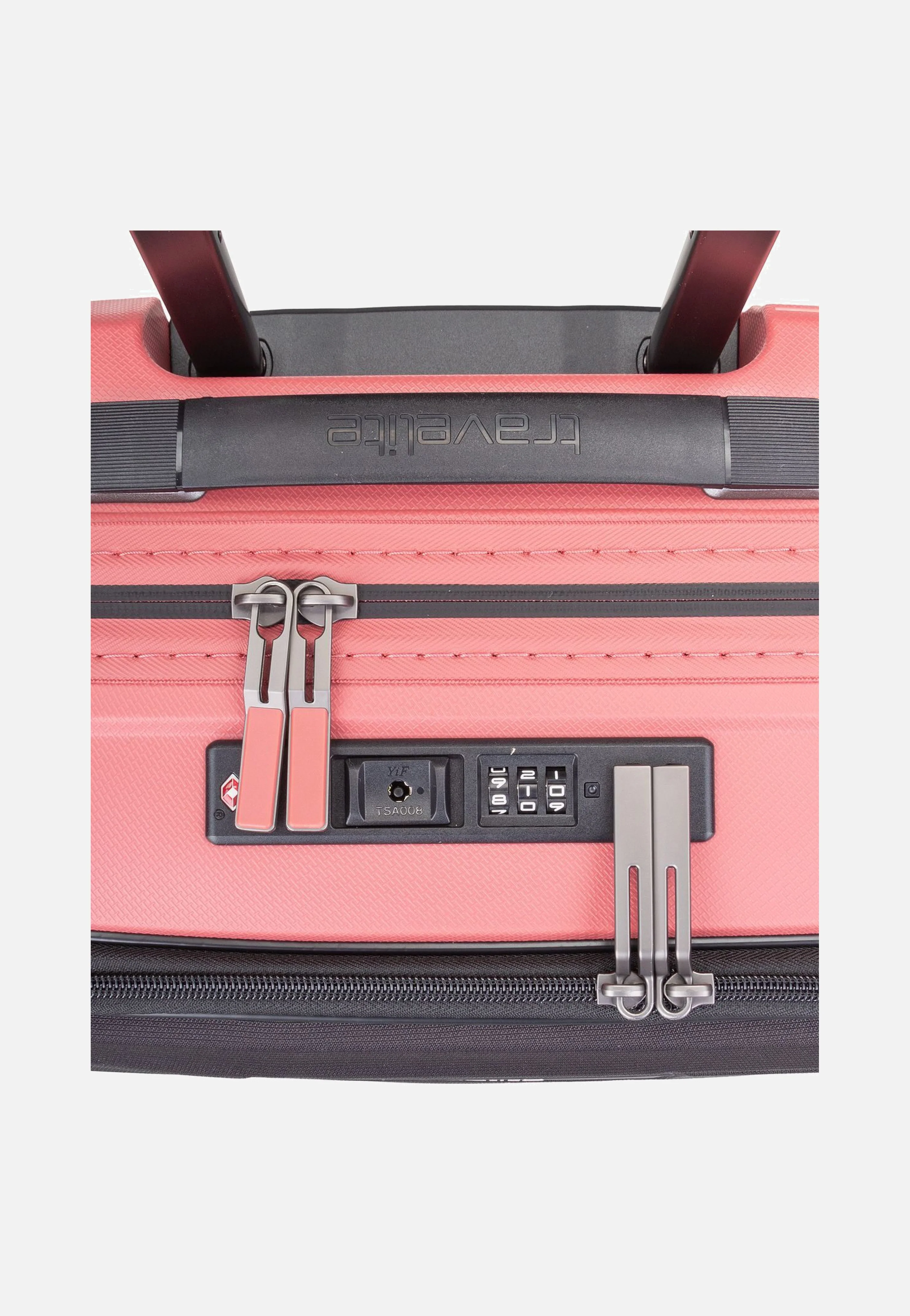 Mooby 4w Trolley S Front Pocket Rot - Koffer - Image 7