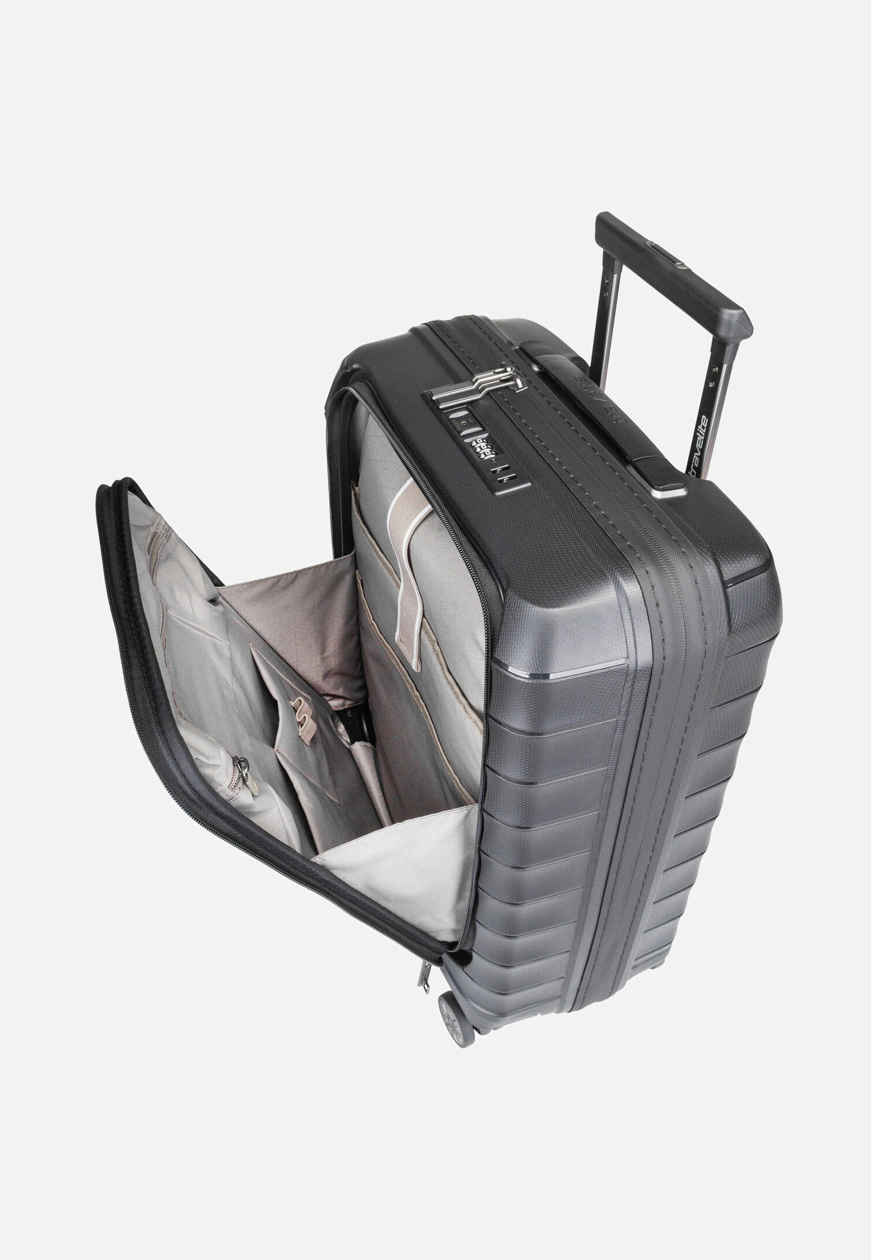 Mooby 4w Trolley S Front Pocket Schwarz - Koffer - Image 4