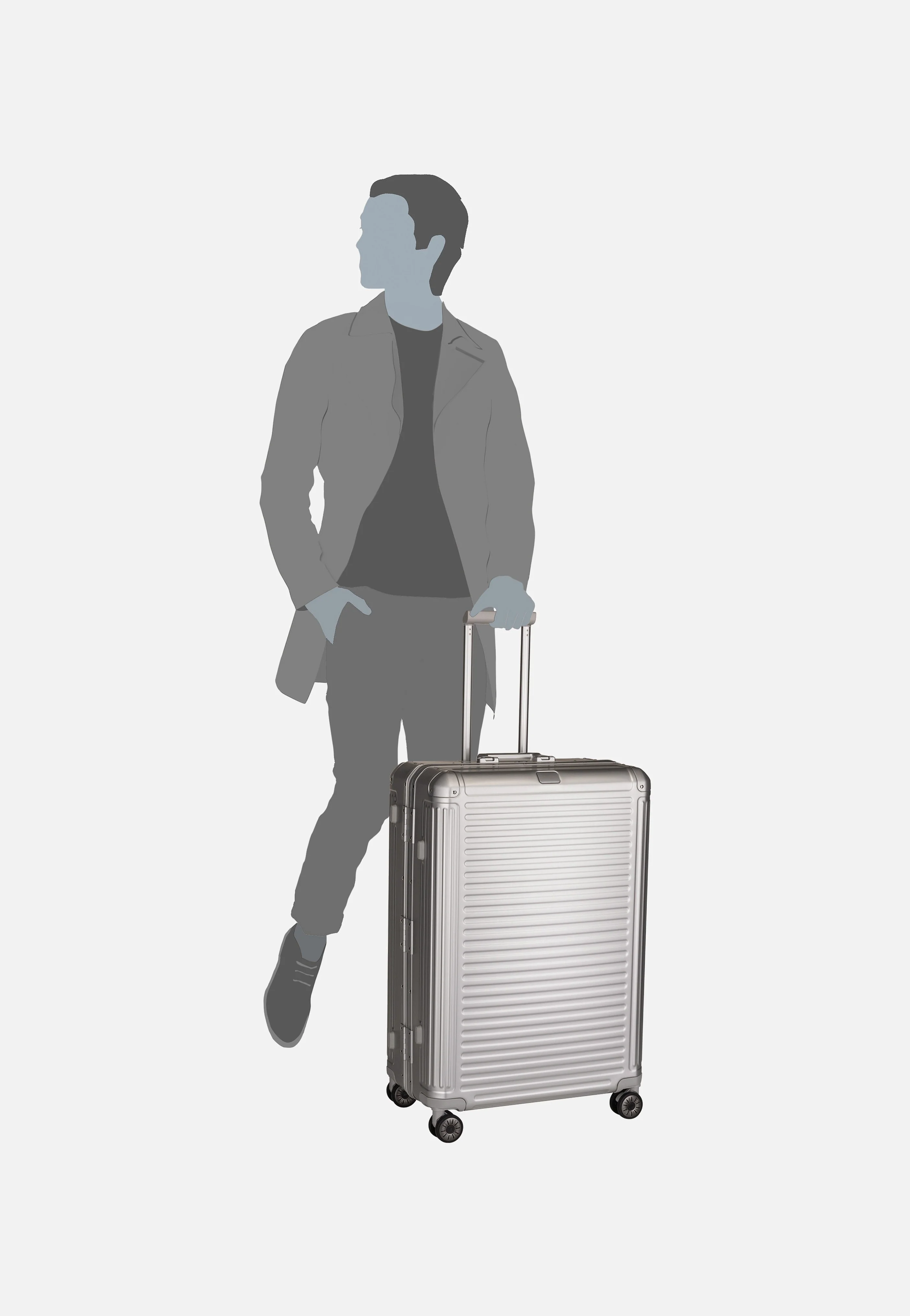 Next 4w Trolley L Silber - Koffer - Image 11