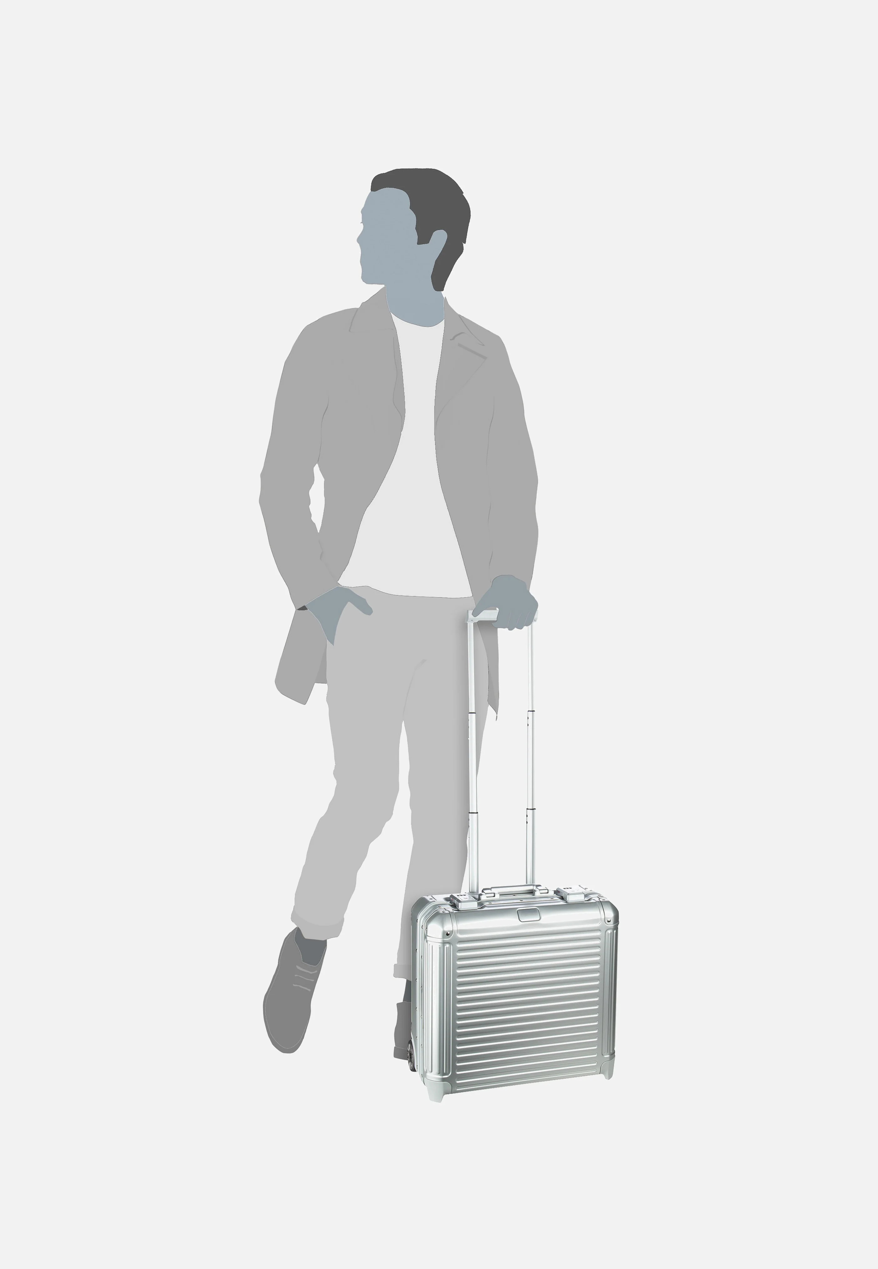 Next Business Trolley Silber - Pilotenkoffer - Image 8